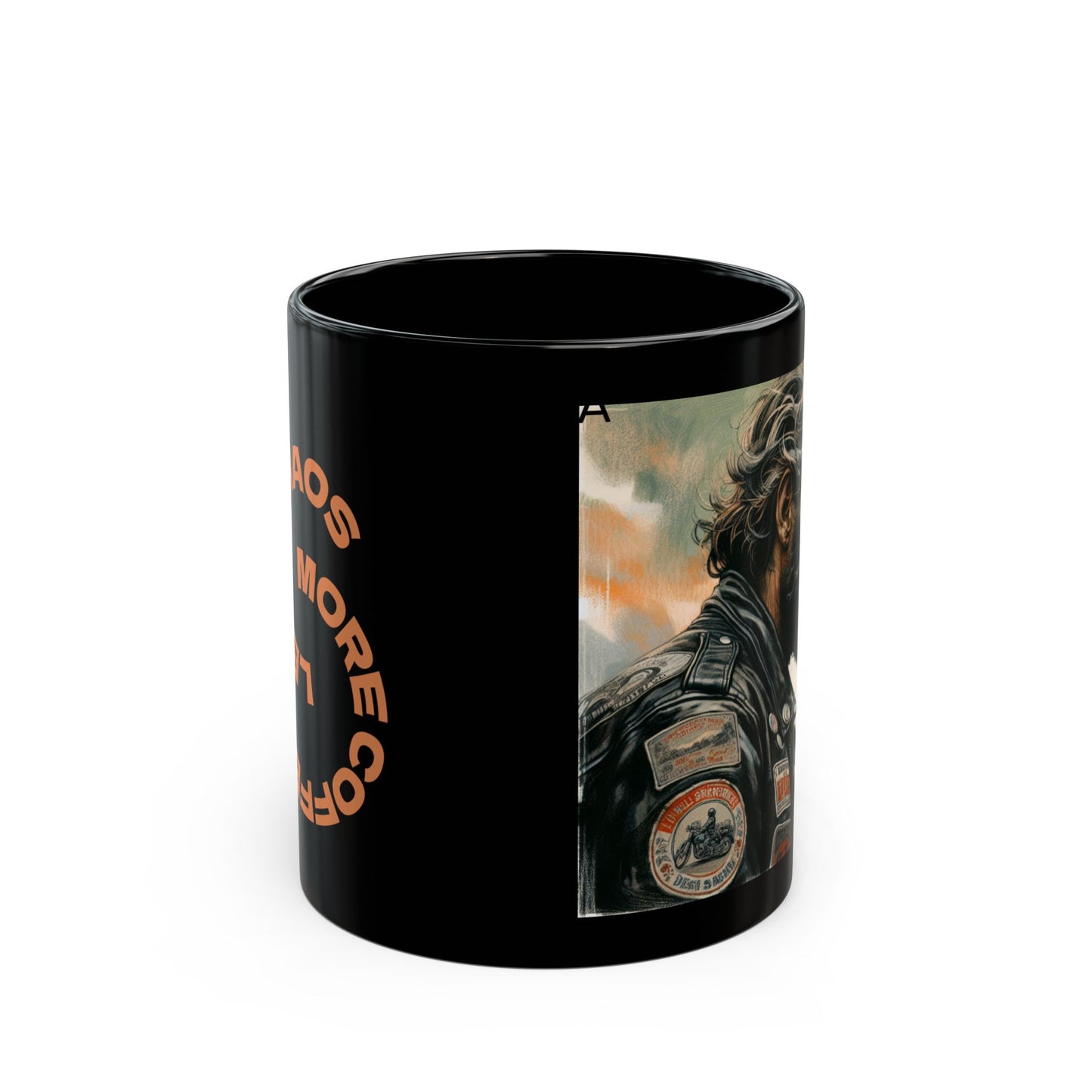 Mug - Less Chaos, More Coffee-Motorcycle Gift Idea-Bike Life
