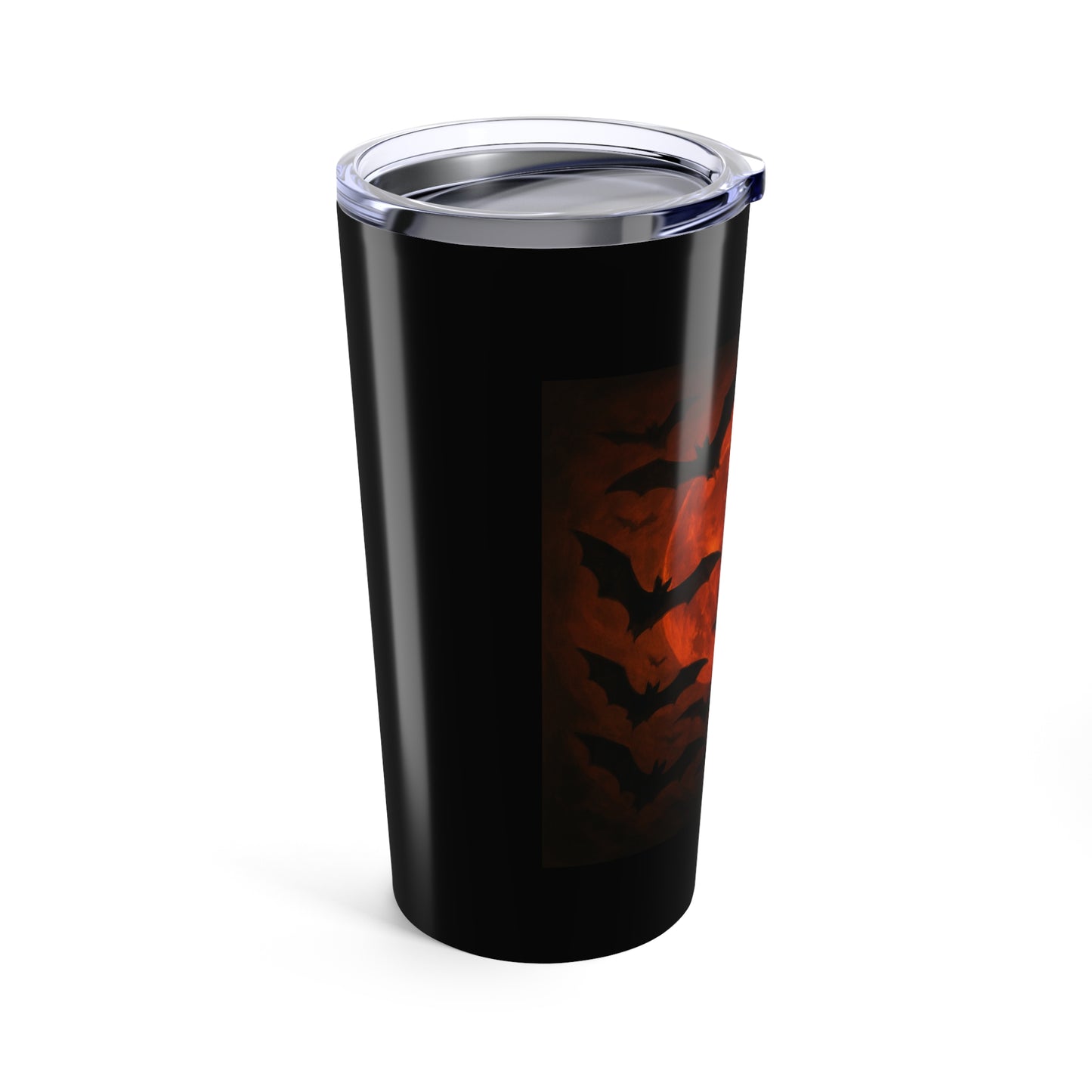 Travel Mug 20oz - Bats in the Night Sky- Full Moon Halloween Mug