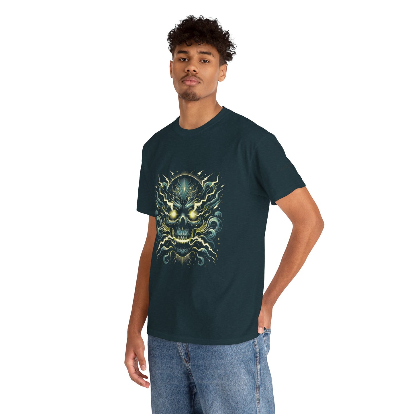 Biker style Graphic Skull Tee