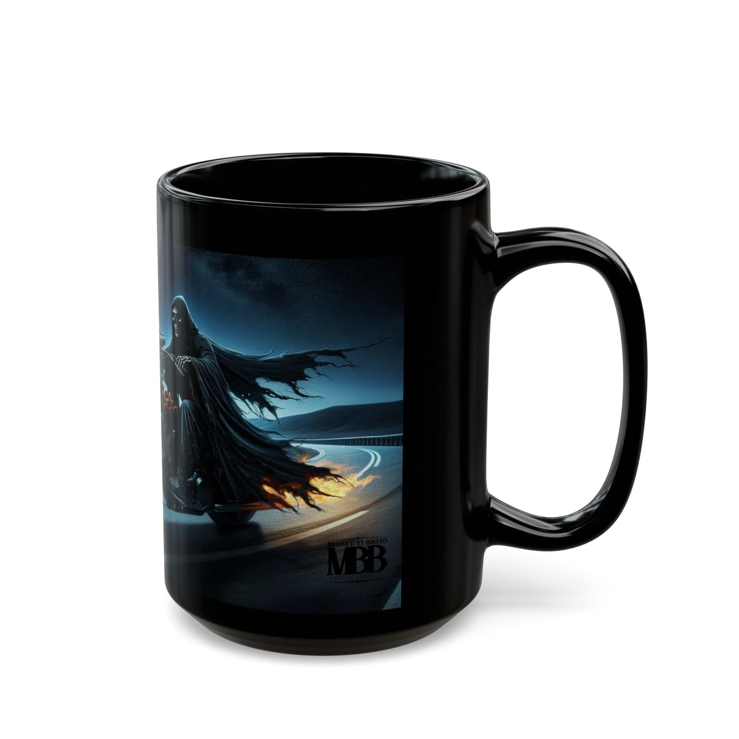 Mug - Phantom Night Ride Full Moon Coffee Cup-Monster Mug