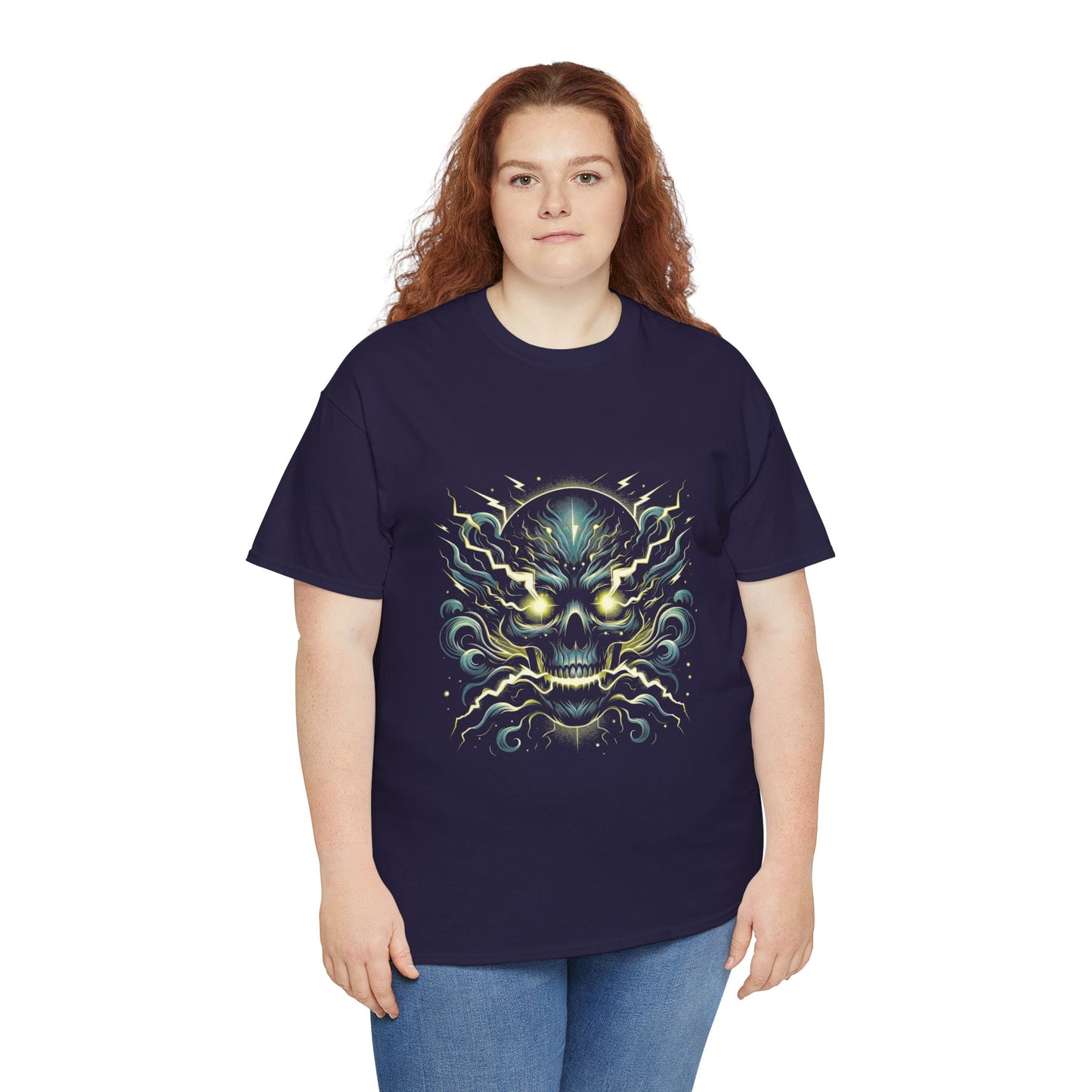 Biker style Graphic Skull Tee