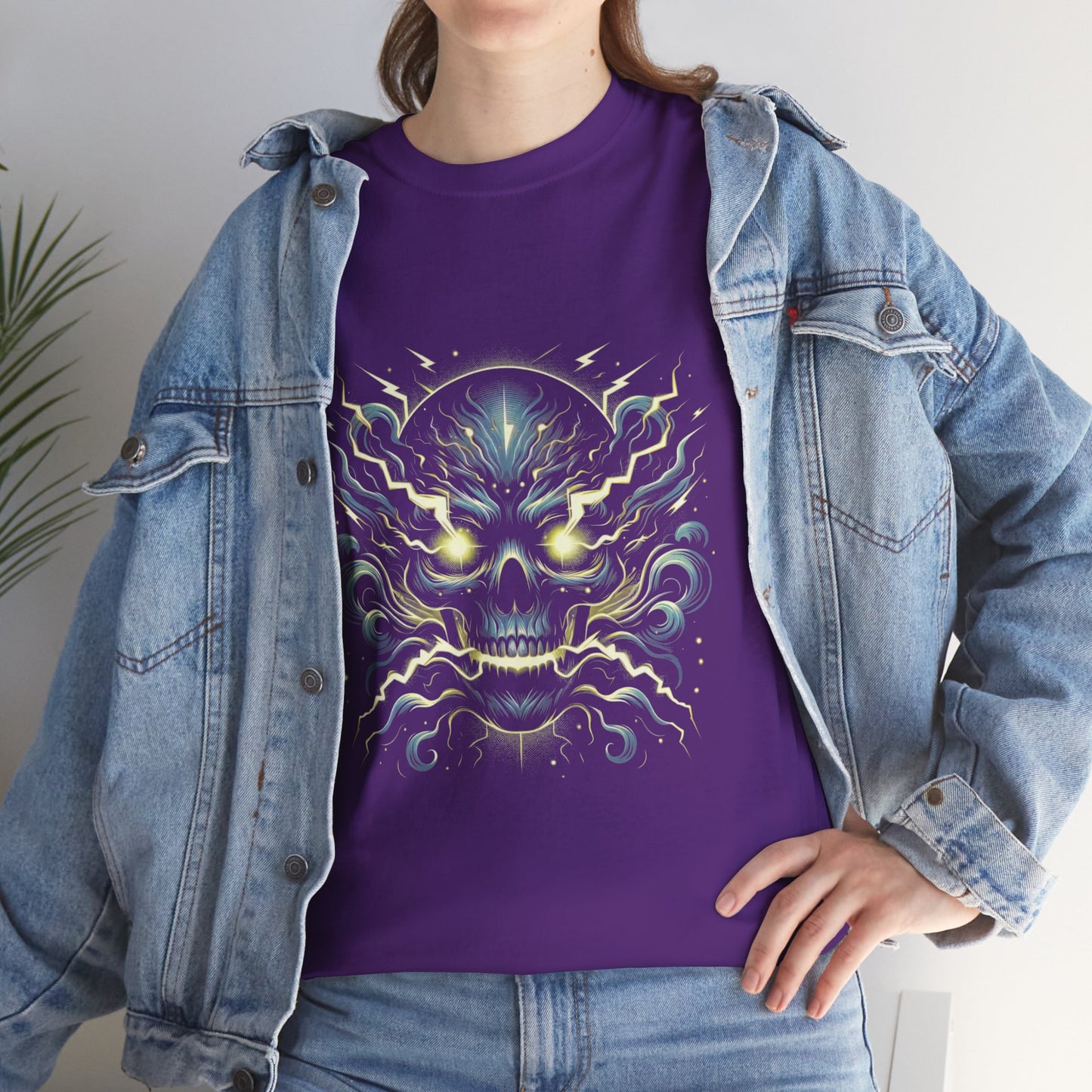 Biker style Graphic Skull Tee