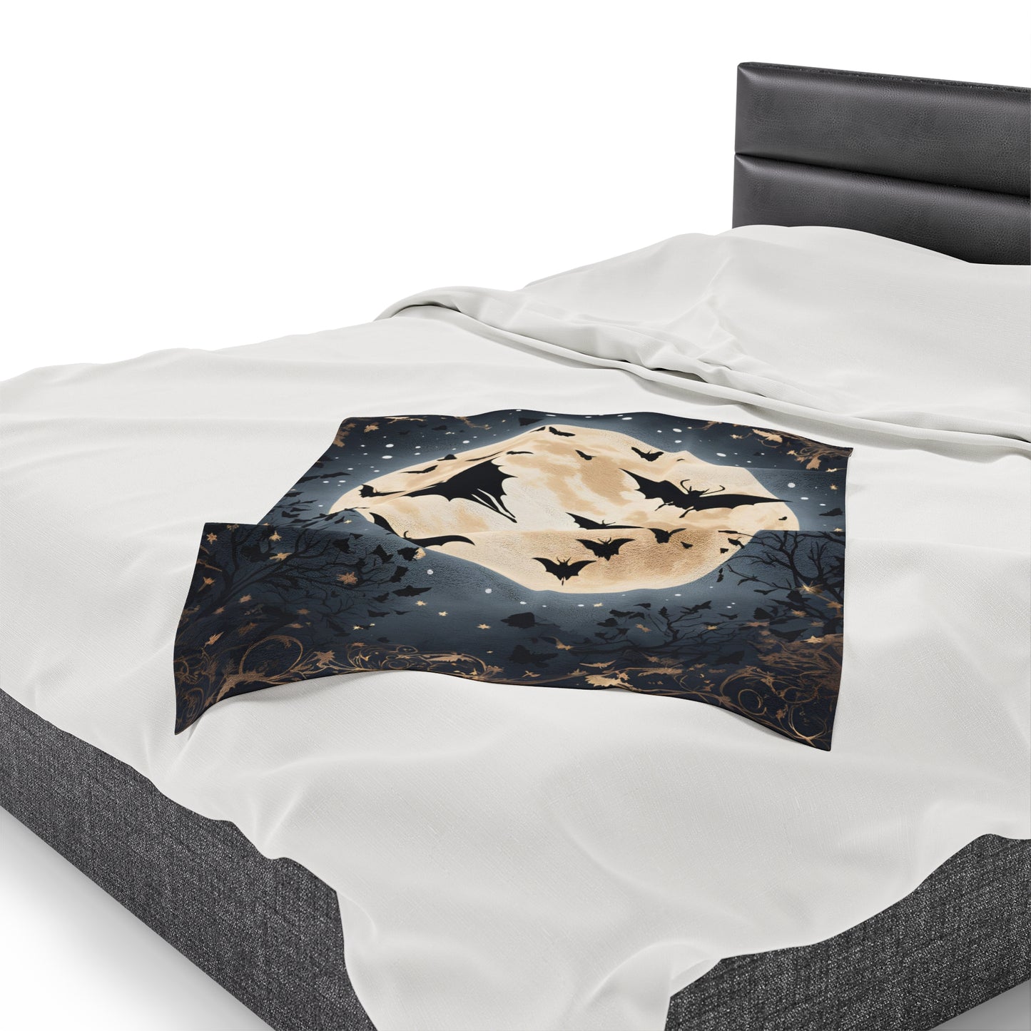 Plush Blanket - Bats in the Moonlight-Wall decor-Couch throw