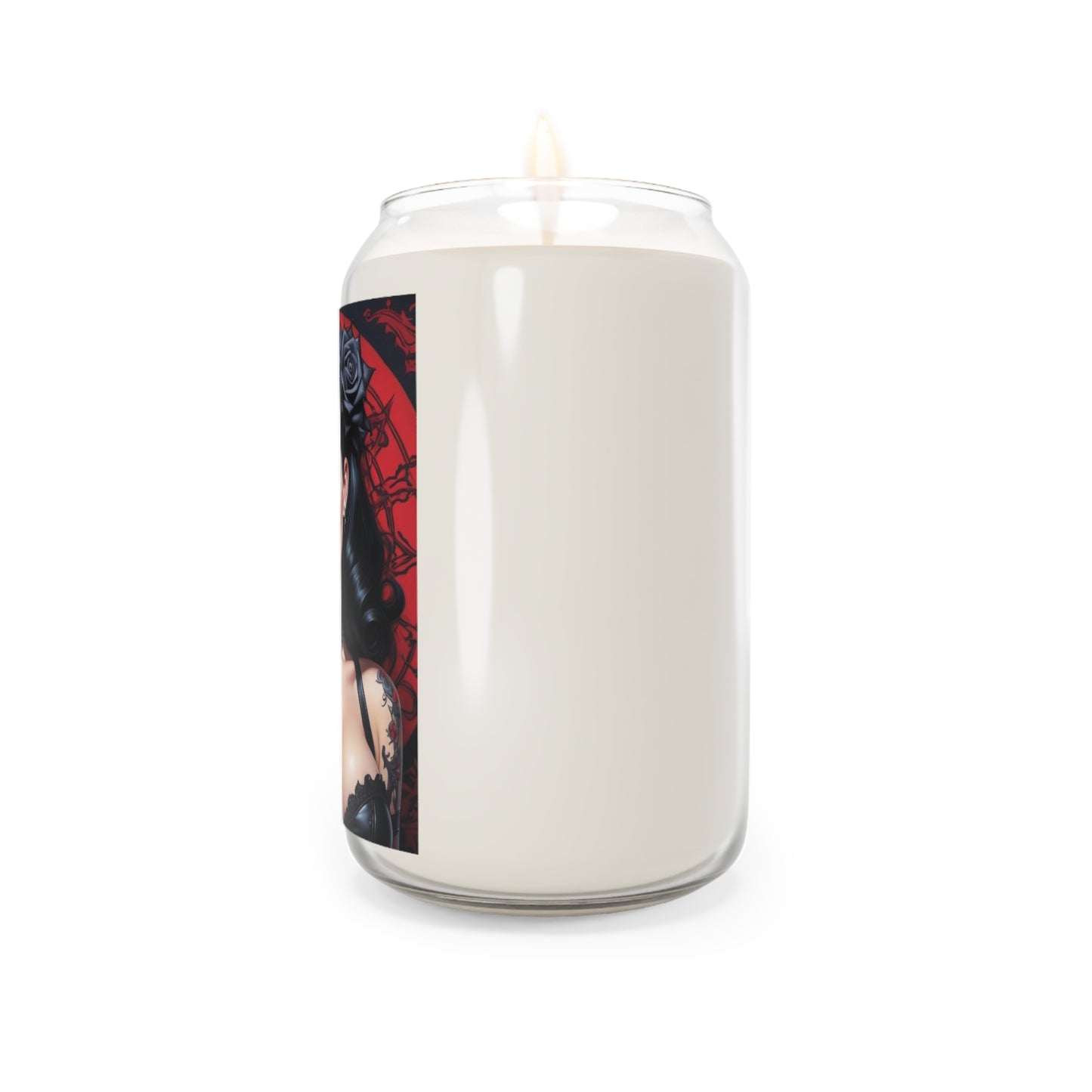 Gothic Glamour Scented Candle | 13.75oz Elegant Home Decor, Unique Gift, Aromatherapy Candle, Dark Themed Candle, Holiday Decoration