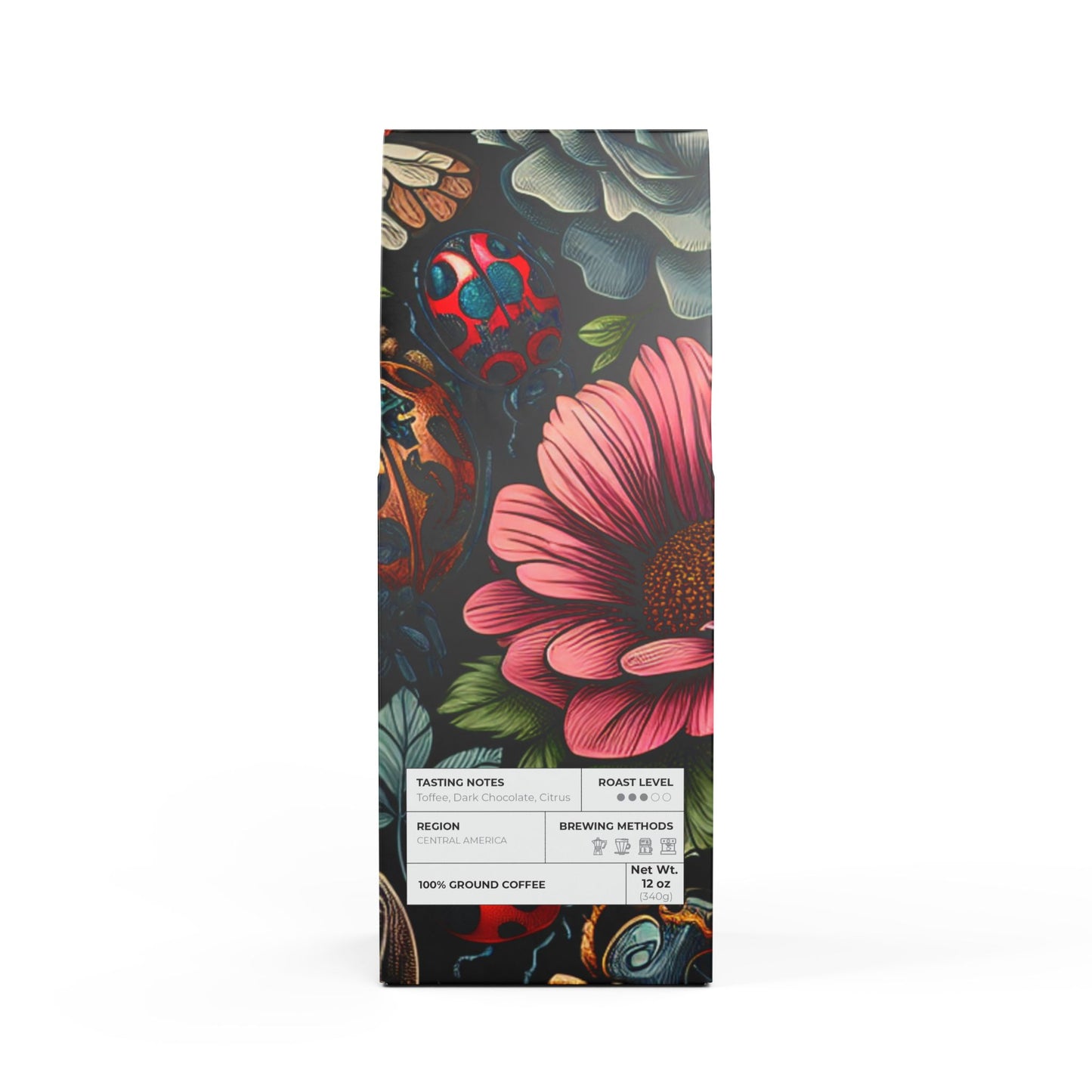 Biker Brew Adventures Coffee Blend – Bold High Caffeine Roast | Motorcycle Adventure Coffee