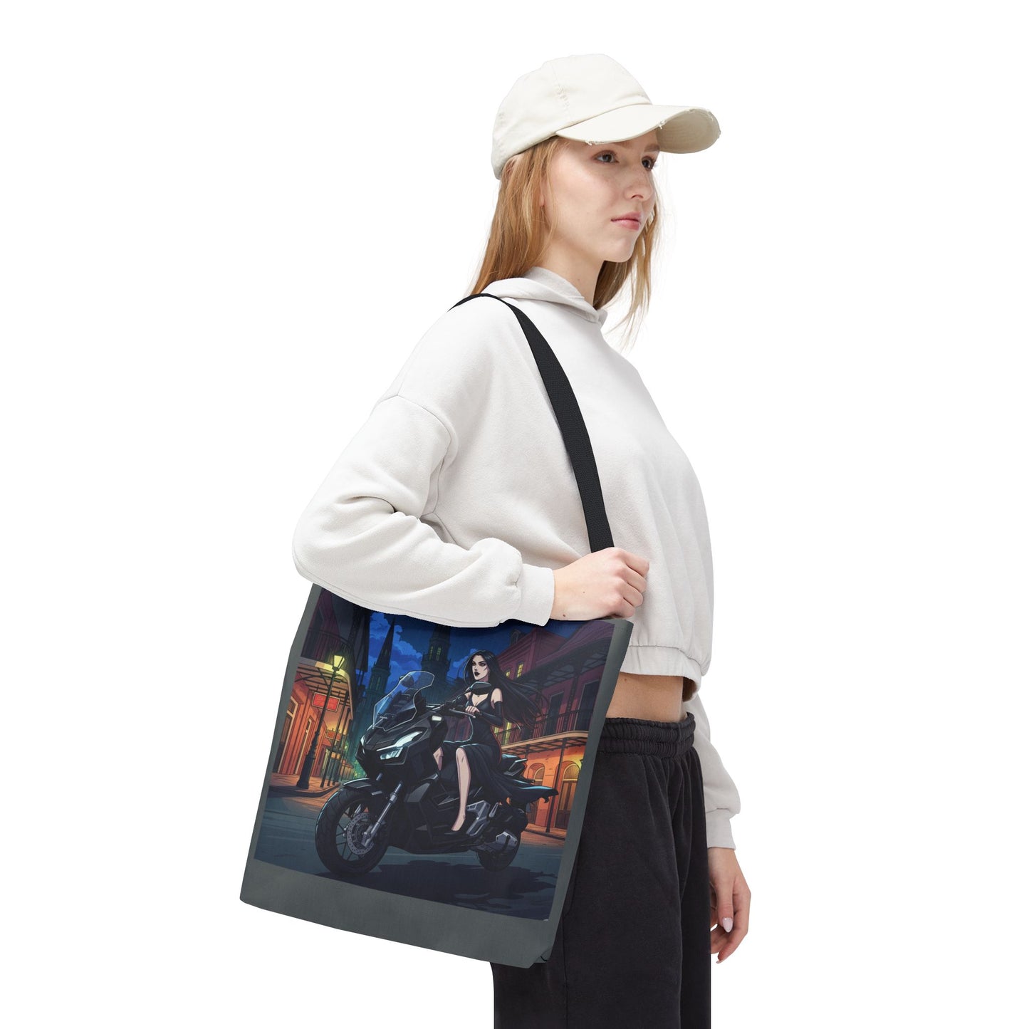 Motorcycle Tote Bag - Stylish Errands Companion, Gift for Riders, Trendy Accessories for Women, Urban Chic Bag, Everyday Use