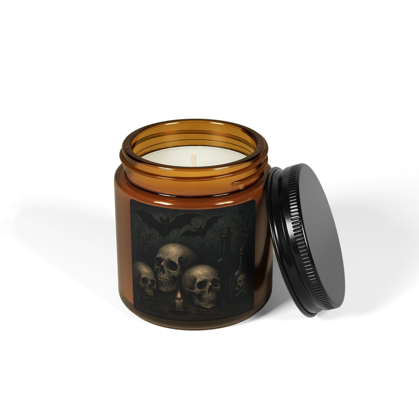 Gothic Skull Scented Soy Candle - Perfect for Halloween, Home Decor, Gift Ideas, Aromatherapy, Candle Lovers