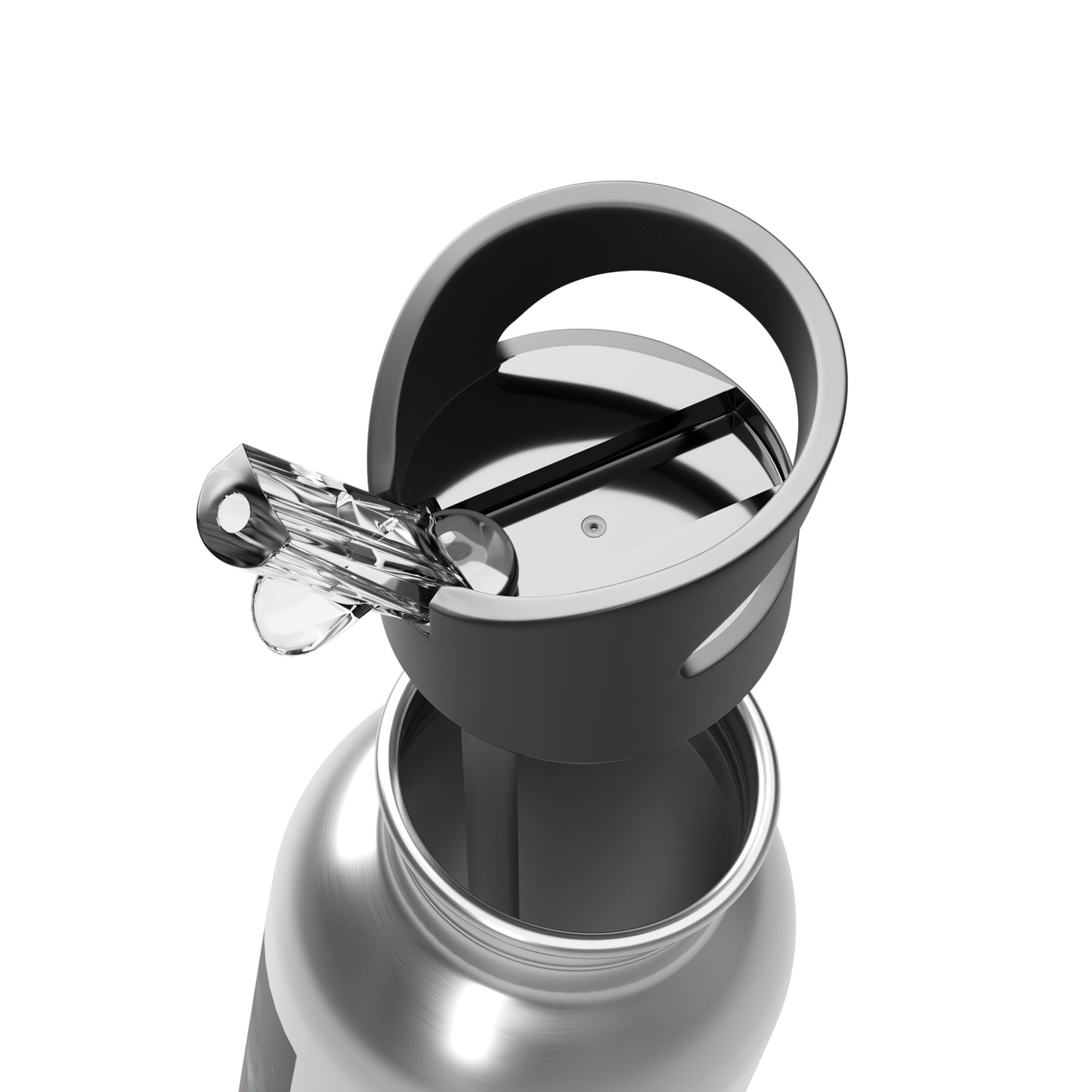 Water Bottle -Motorcycle Ride-City Night Rider -Stainless Steel 20oz