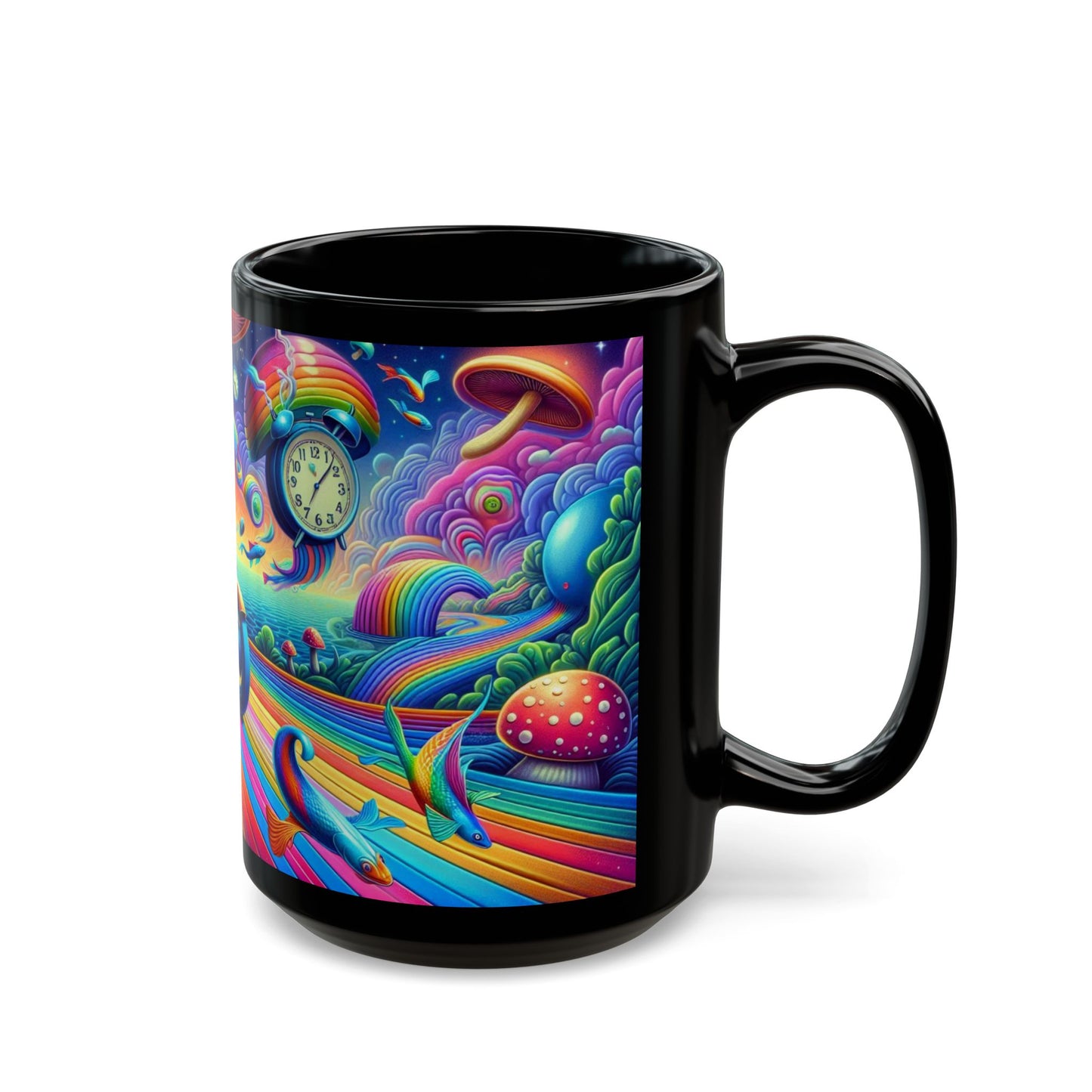 Mug - Psychedelic Motorcycle Trip-15oz Coffee Cup-Colorful Mug-Motorcycle trip