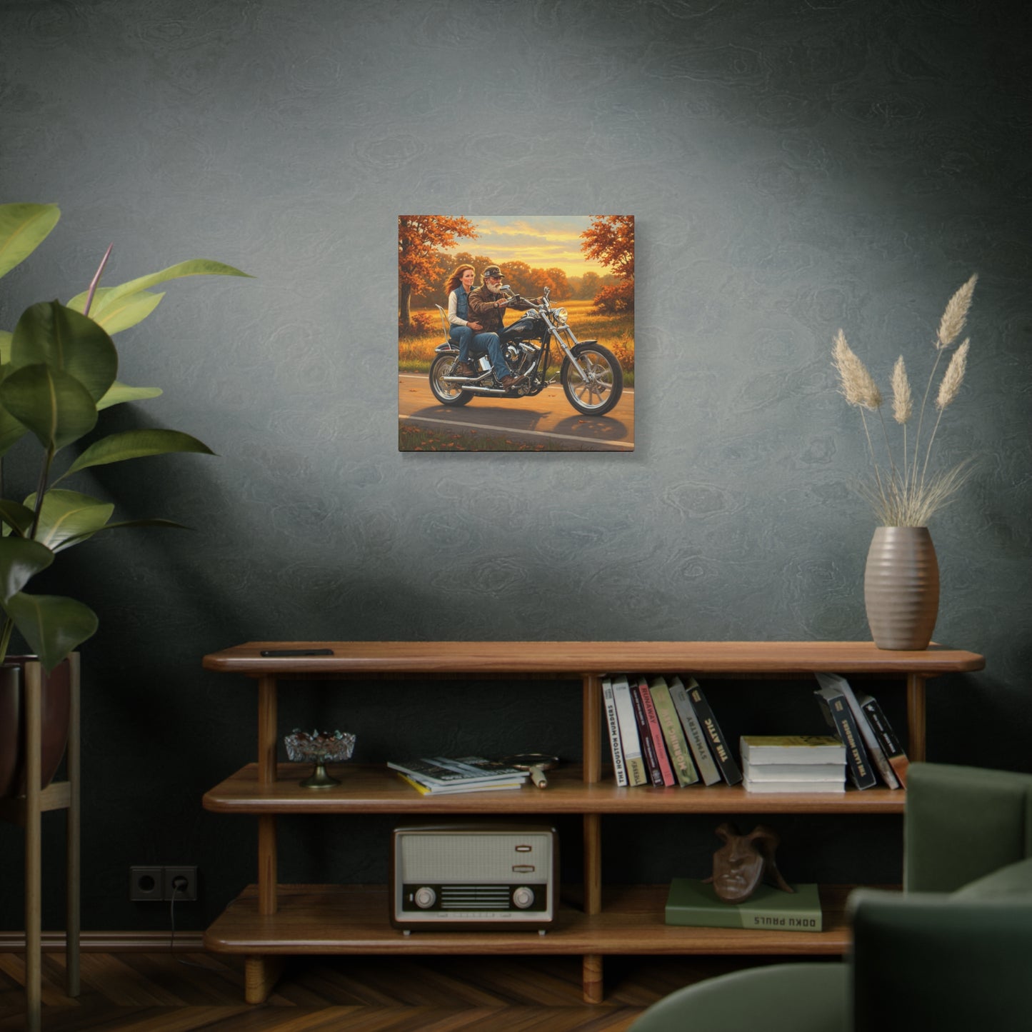 Motorcycle Ride Wall Art – Canvas Art for Motorcycle Lovers & Biker Decor