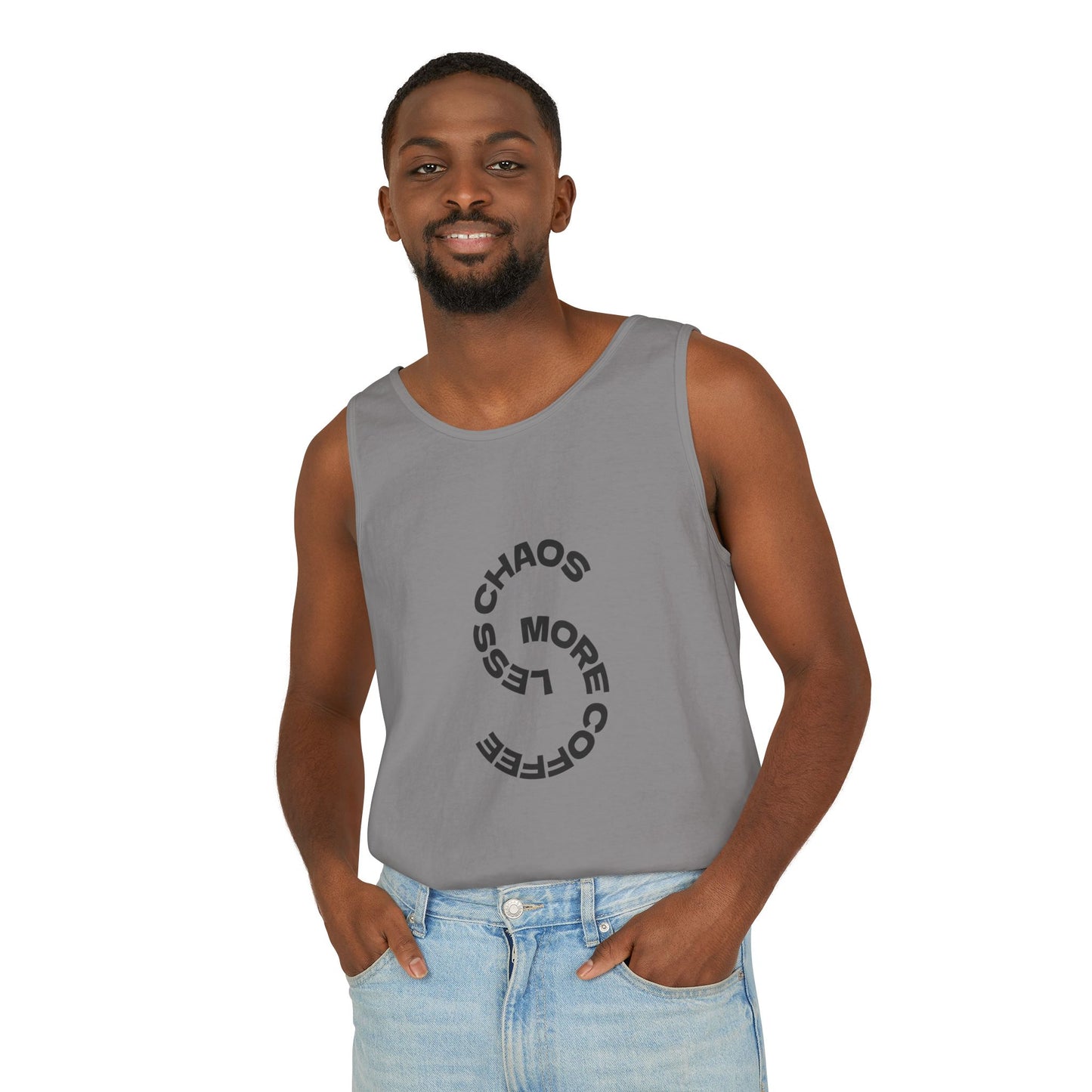 Unisex Coffee Vibes Tank Top - Ideal for Baristas, Coffee Lovers, Casual Wear, Summer Events, or Gifts