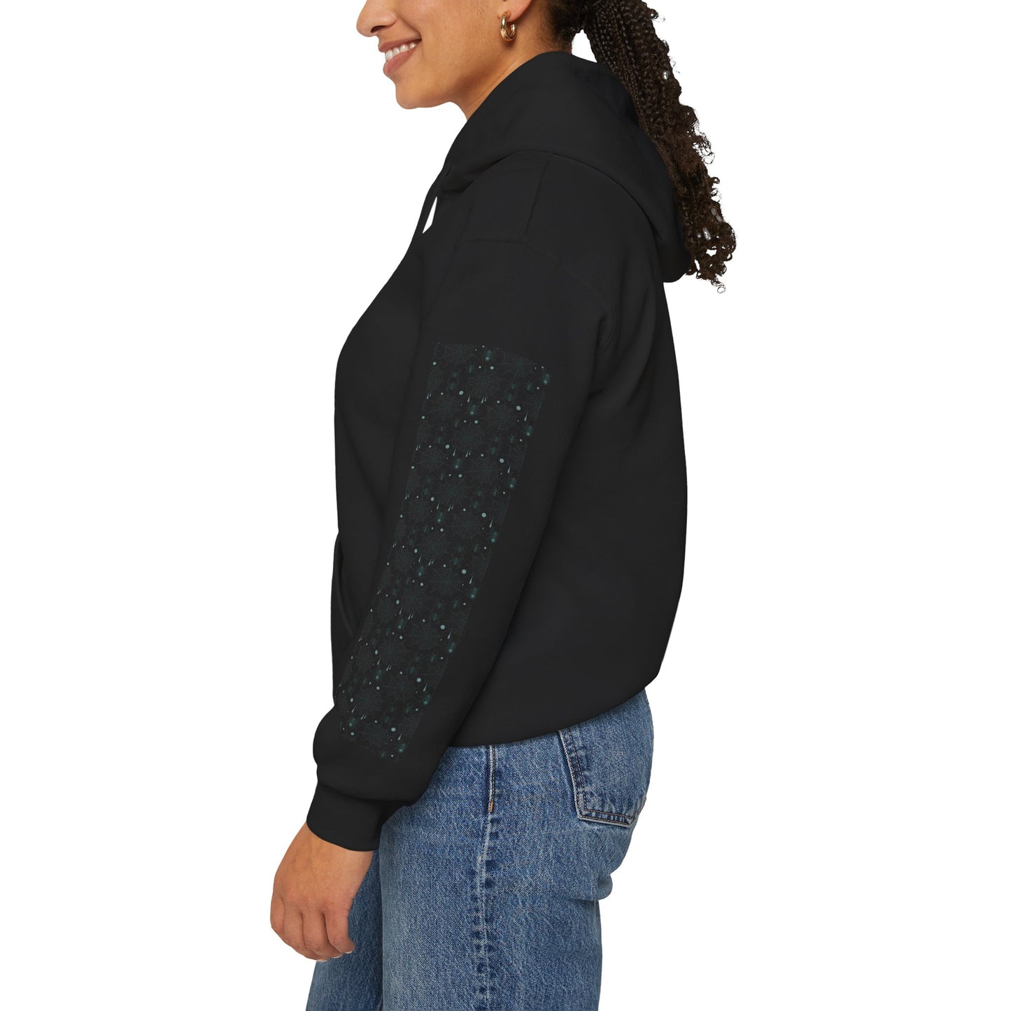 Hooded Sweatshirt -Halloween Town- Spider Design