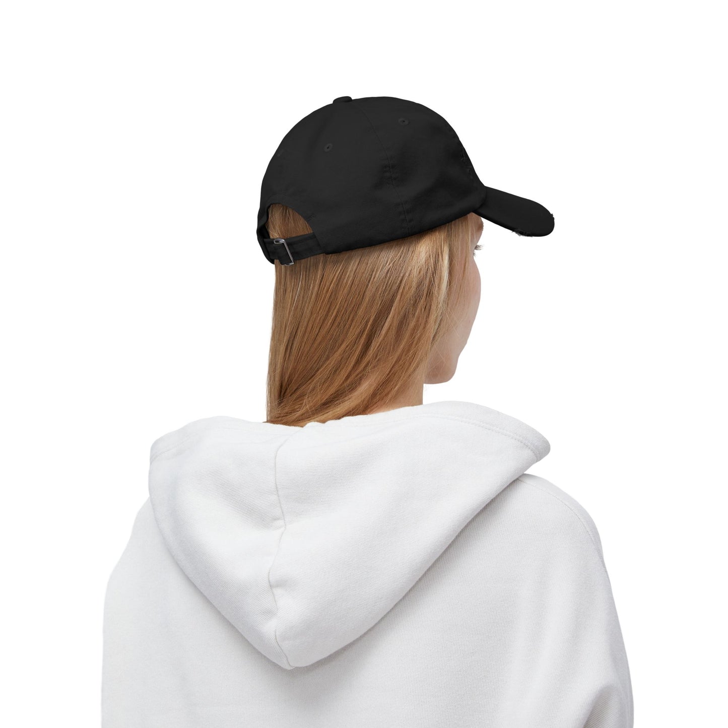 Unisex Distressed Cap with 'LOVE' Design – Trendy, Casual Hat for All Occasions, Holiday Gift, Everyday Wear, Cool Accessories