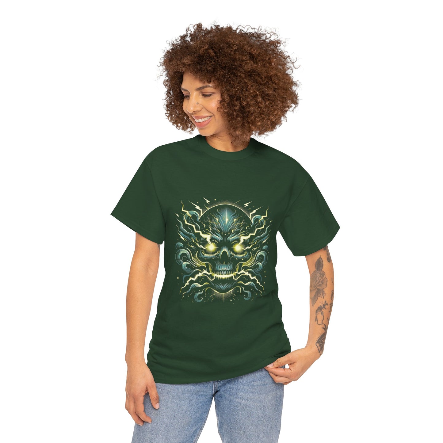 Biker style Graphic Skull Tee