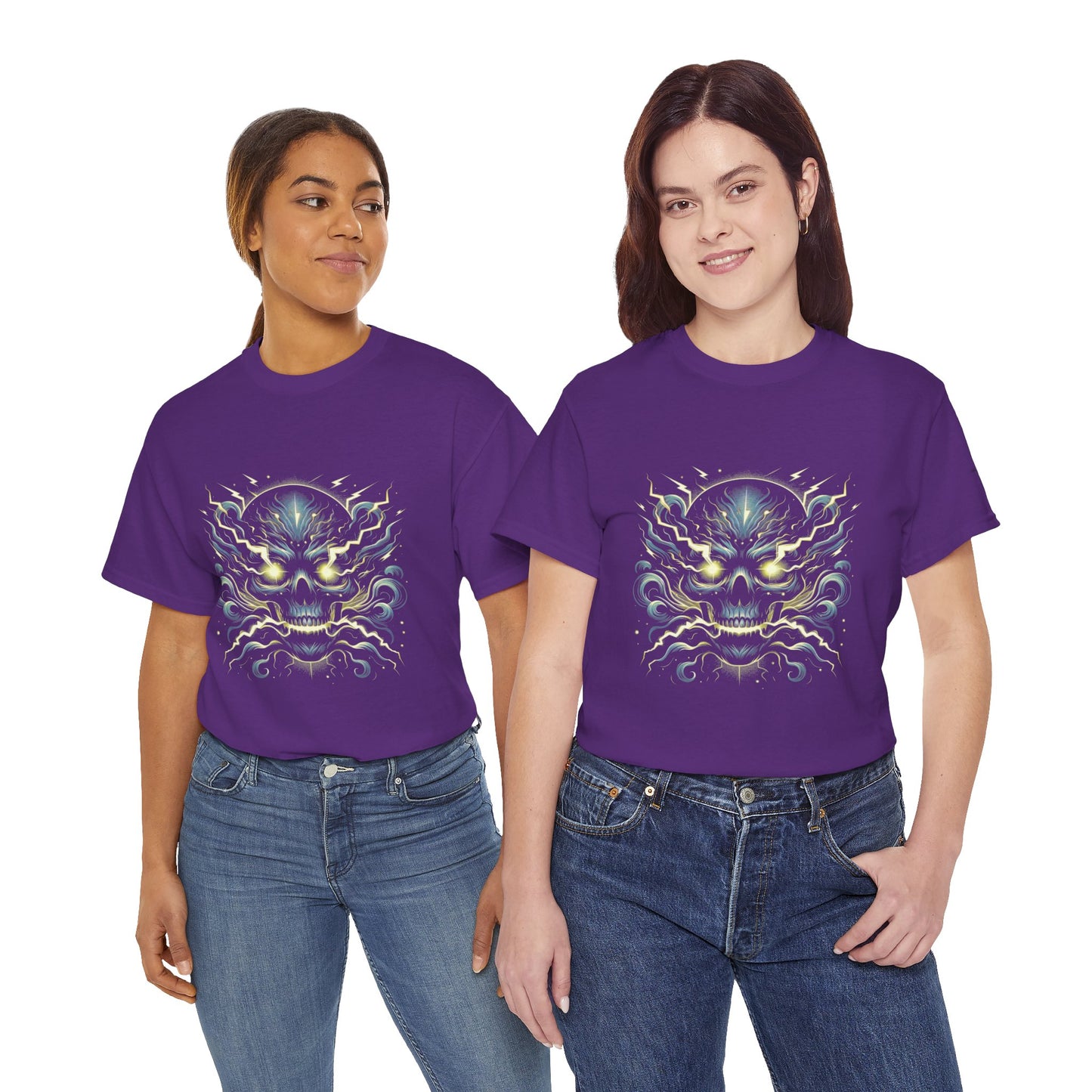 Biker style Graphic Skull Tee