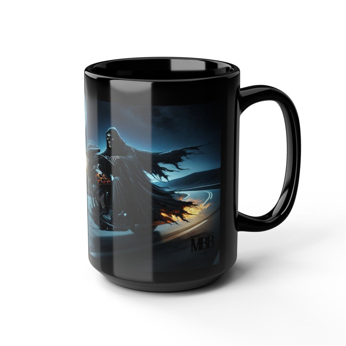 Mug - Phantom Night Ride Full Moon Coffee Cup-Monster Mug
