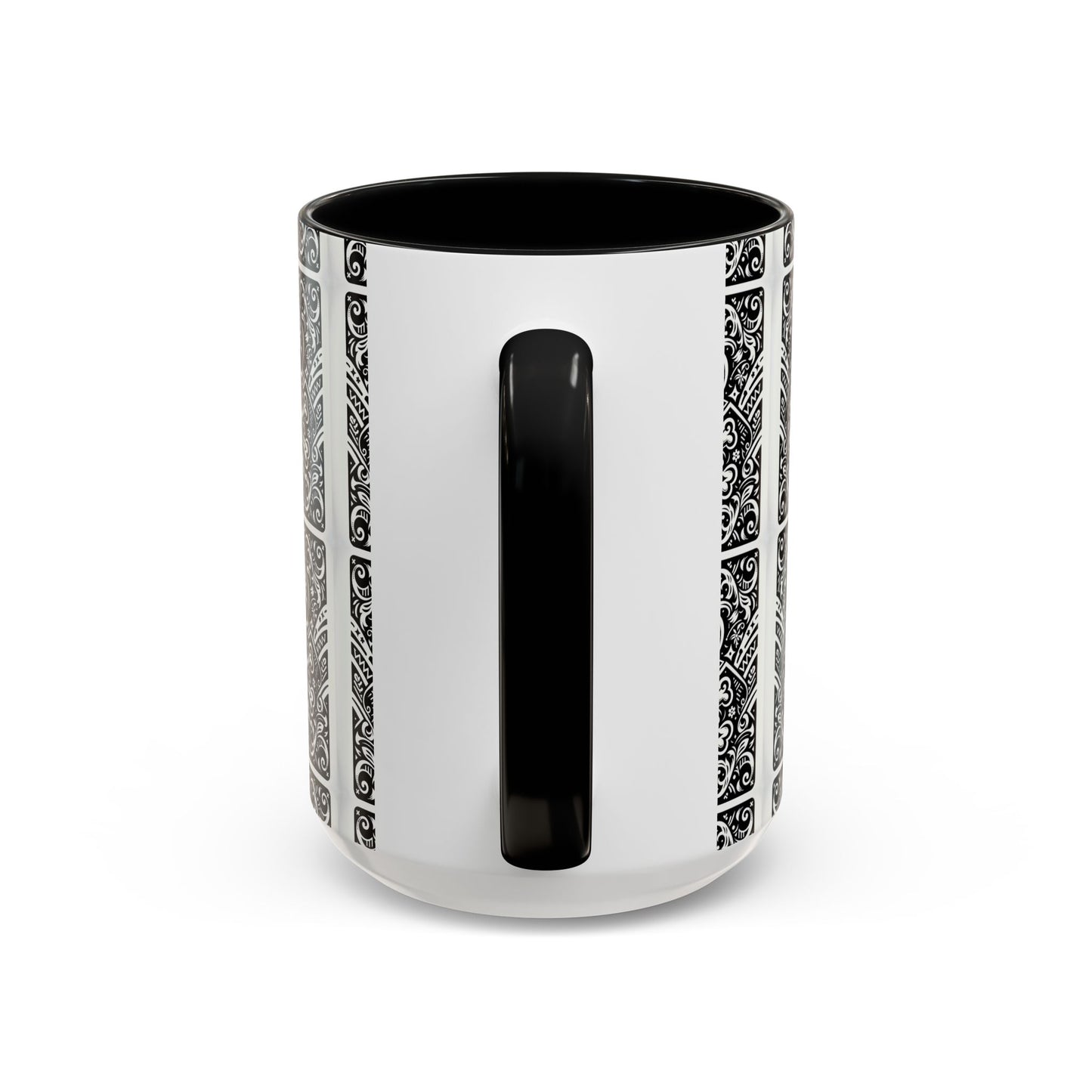 Mug -Skull and Crossbones Coffee Cup 15oz-Playing Card Pattern
