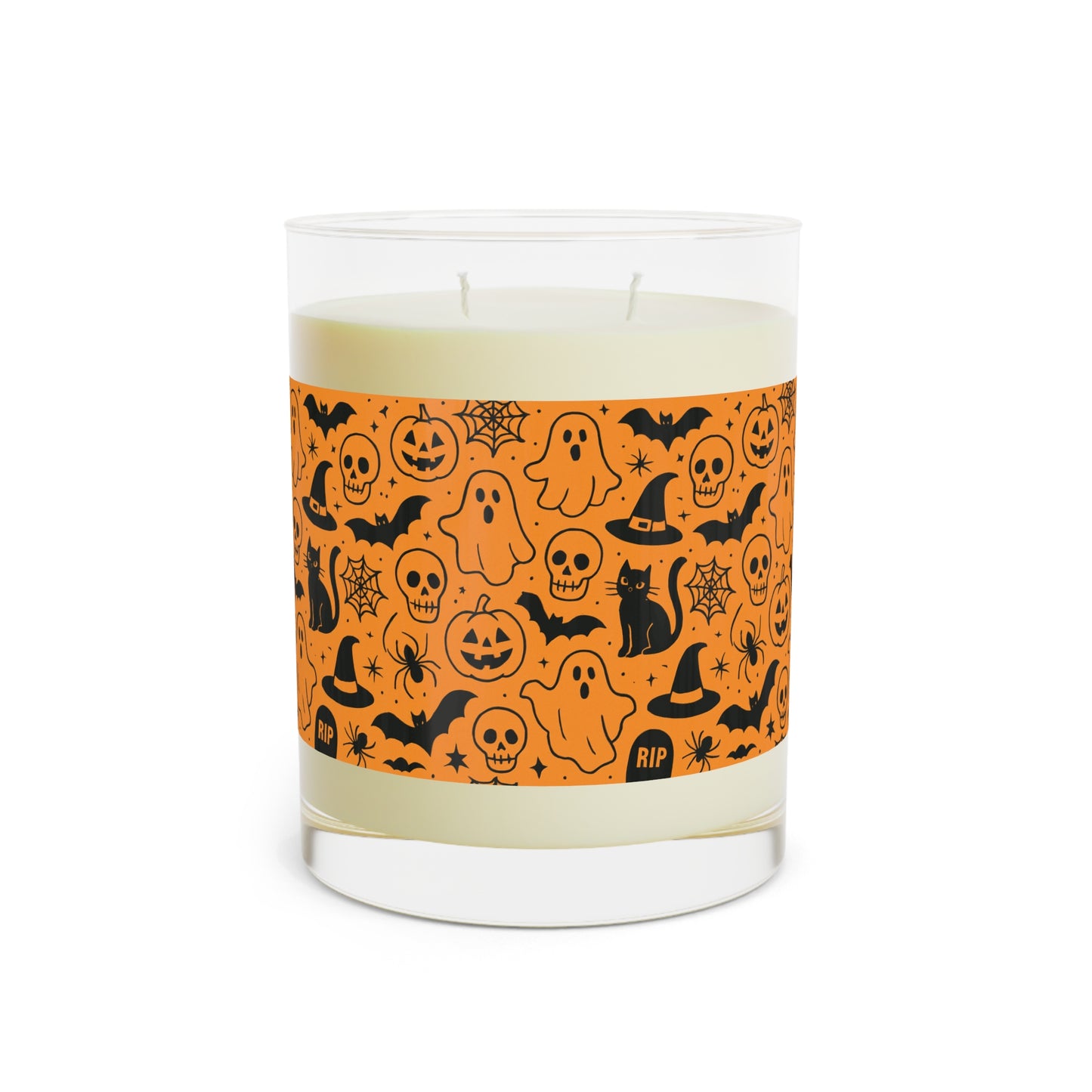 Halloween Scented Candle - Spooky Ghosts & Pumpkins, Perfect for Fall Decor, Gift for Halloween Lovers, Cozy Autumn Vibe, Home Fragrance
