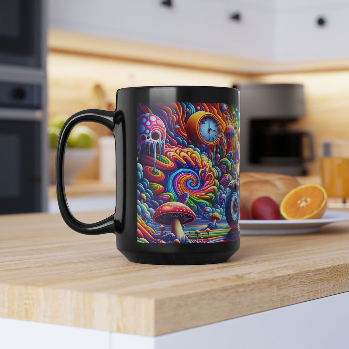 Mug - Psychedelic Motorcycle Trip-Bike Ride-15oz Cup