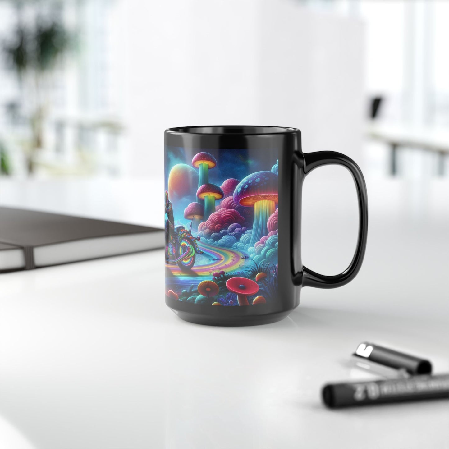 Mug - Psychedelic Motorcycle Trip-15oz Coffee Mug