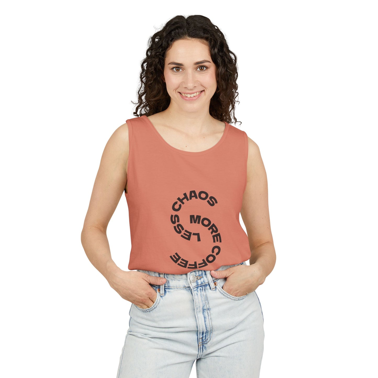 Unisex Coffee Vibes Tank Top - Ideal for Baristas, Coffee Lovers, Casual Wear, Summer Events, or Gifts