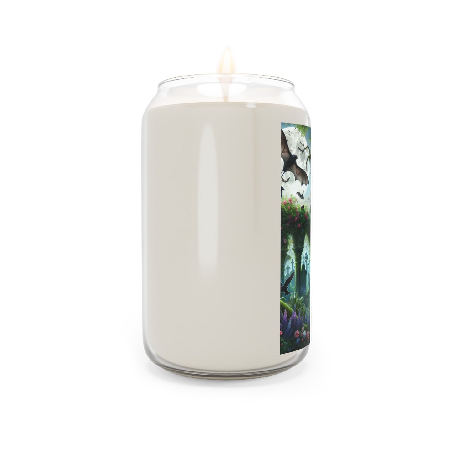 Scented Candle-A Peaceful Place-Flowers and Butterflies
