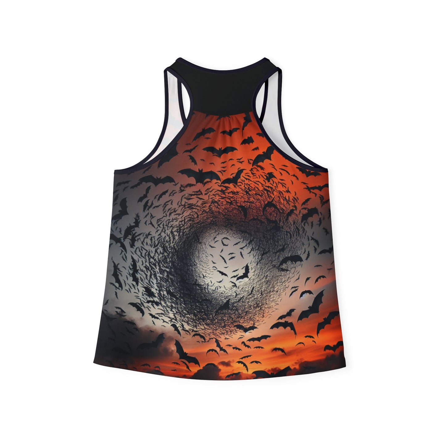 Tank Top - Swirling Bats in Moonlight- Women's Sleeveless Shirt