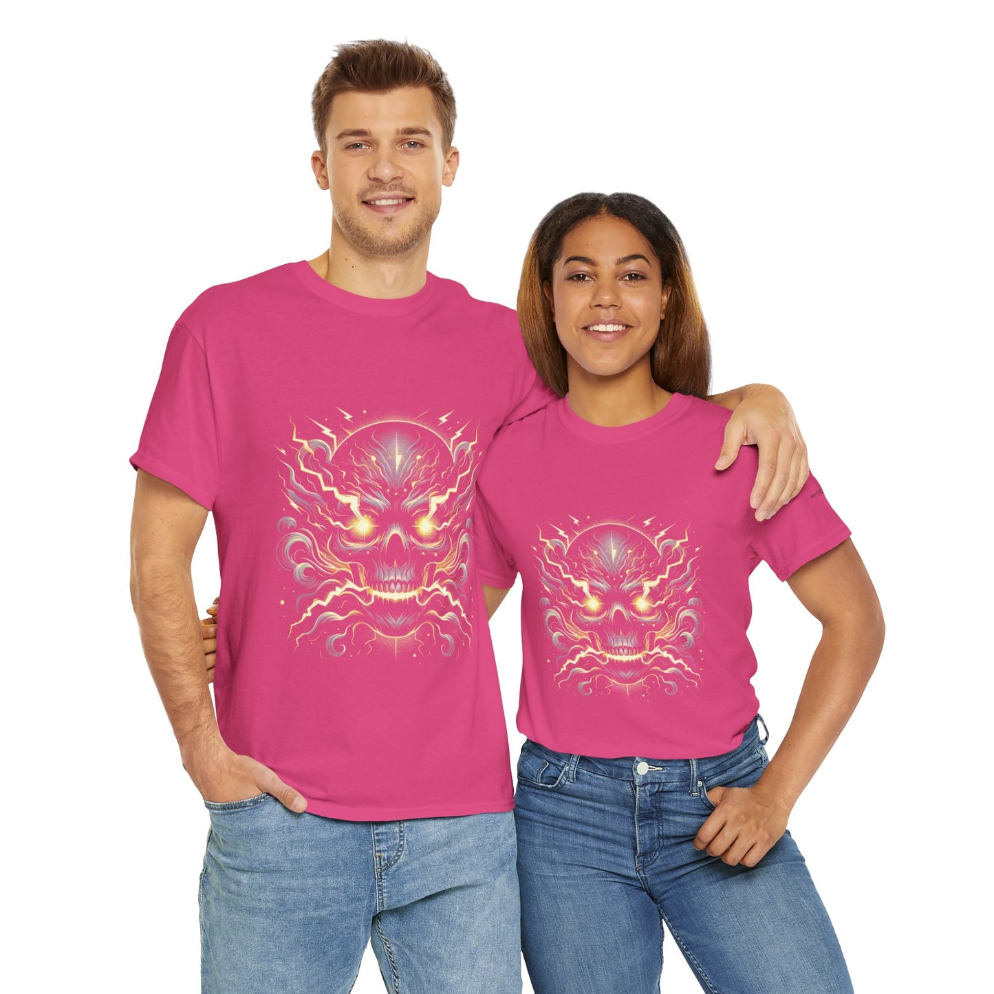 Biker style Graphic Skull Tee