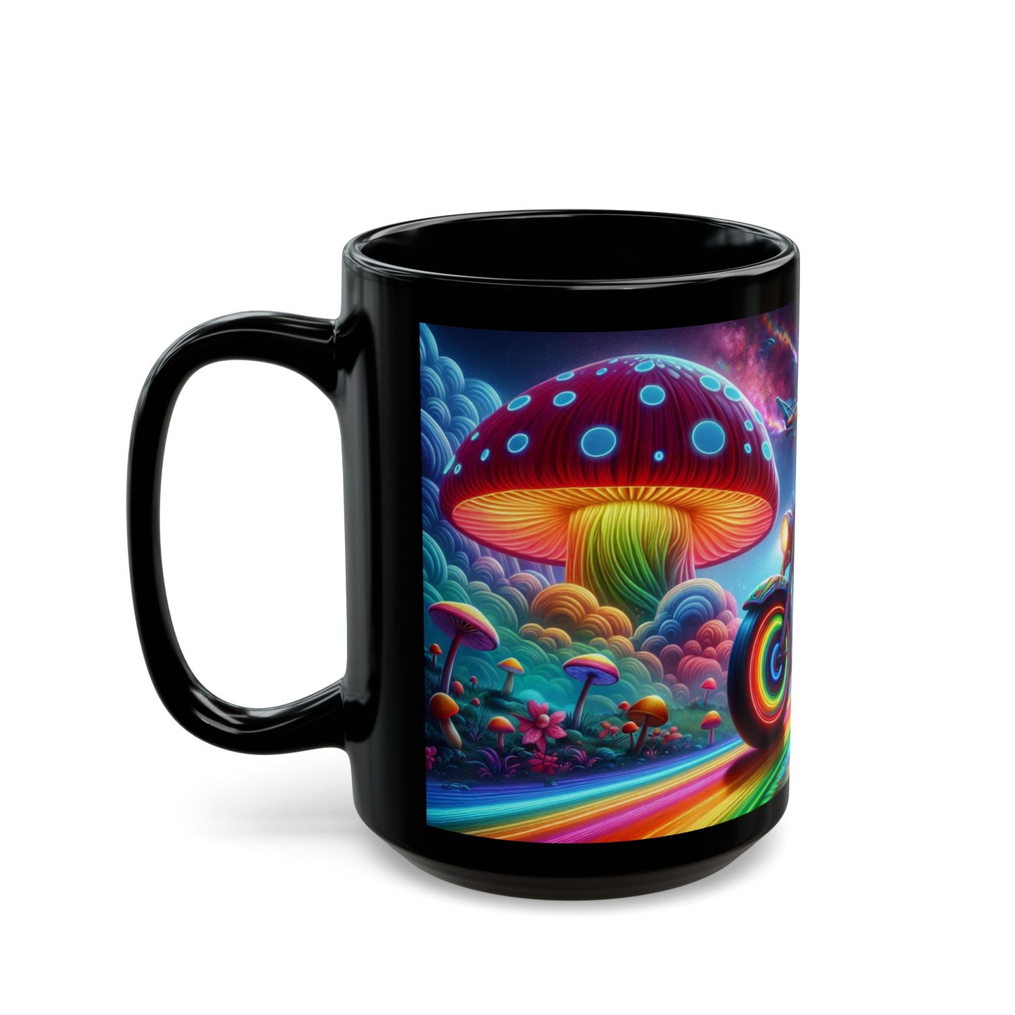 Mug - Psychedelic Motorcycle Trip-15oz Coffee Mug
