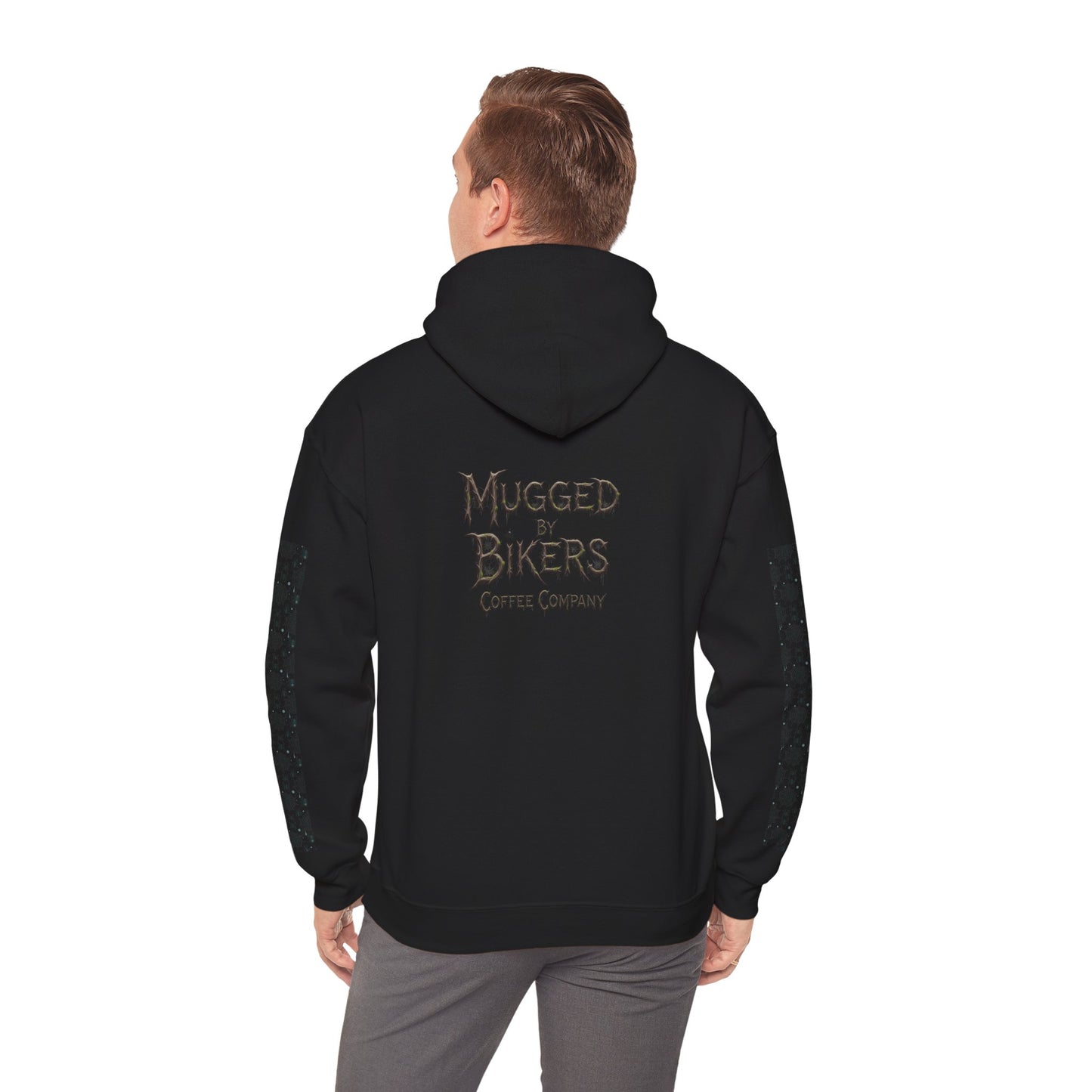 Hooded Sweatshirt -Halloween Town- Spider Design