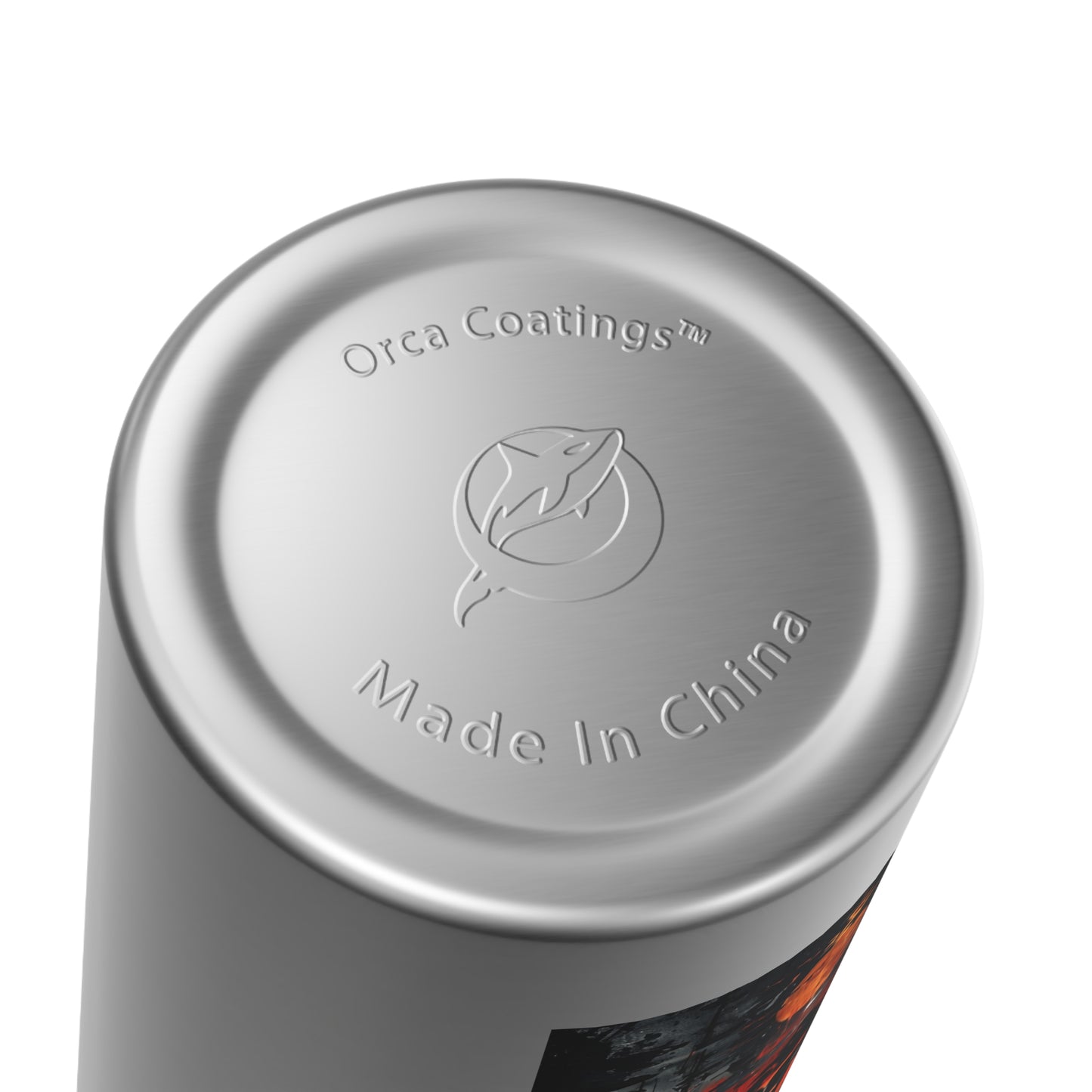 Water Bottle -Motorcycle Ride-City Night Rider -Stainless Steel 20oz