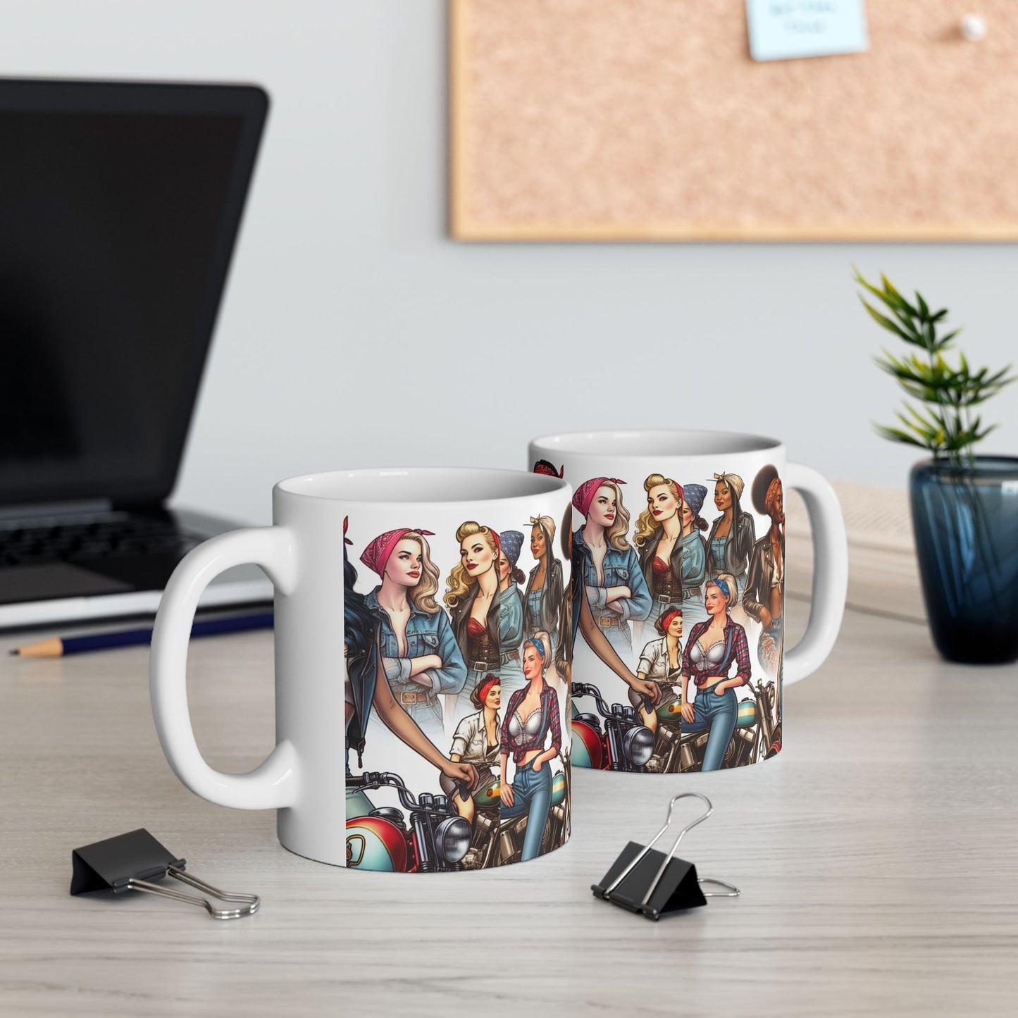 Mug - Biker Collage, Women Who Ride-Coffee gift