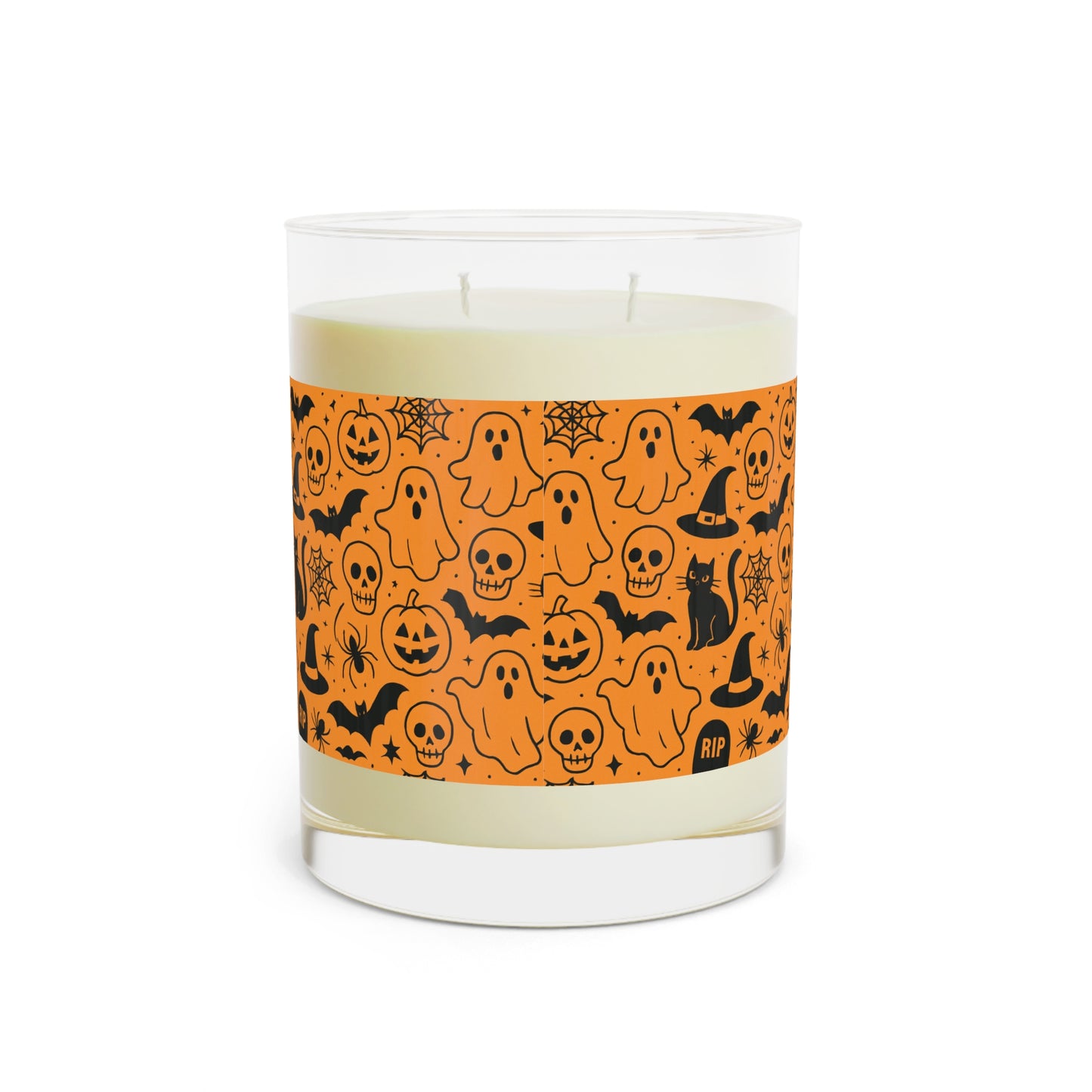 Halloween Scented Candle - Spooky Ghosts & Pumpkins, Perfect for Fall Decor, Gift for Halloween Lovers, Cozy Autumn Vibe, Home Fragrance