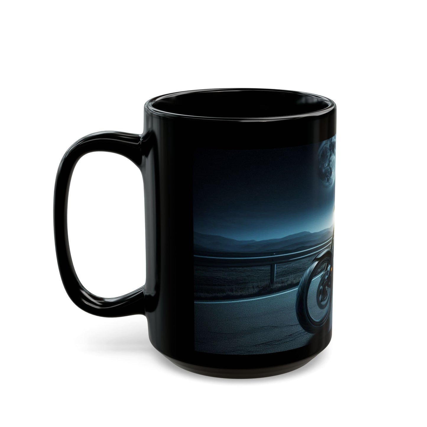 Mug - Phantom Night Ride Full Moon Coffee Cup-Monster Mug