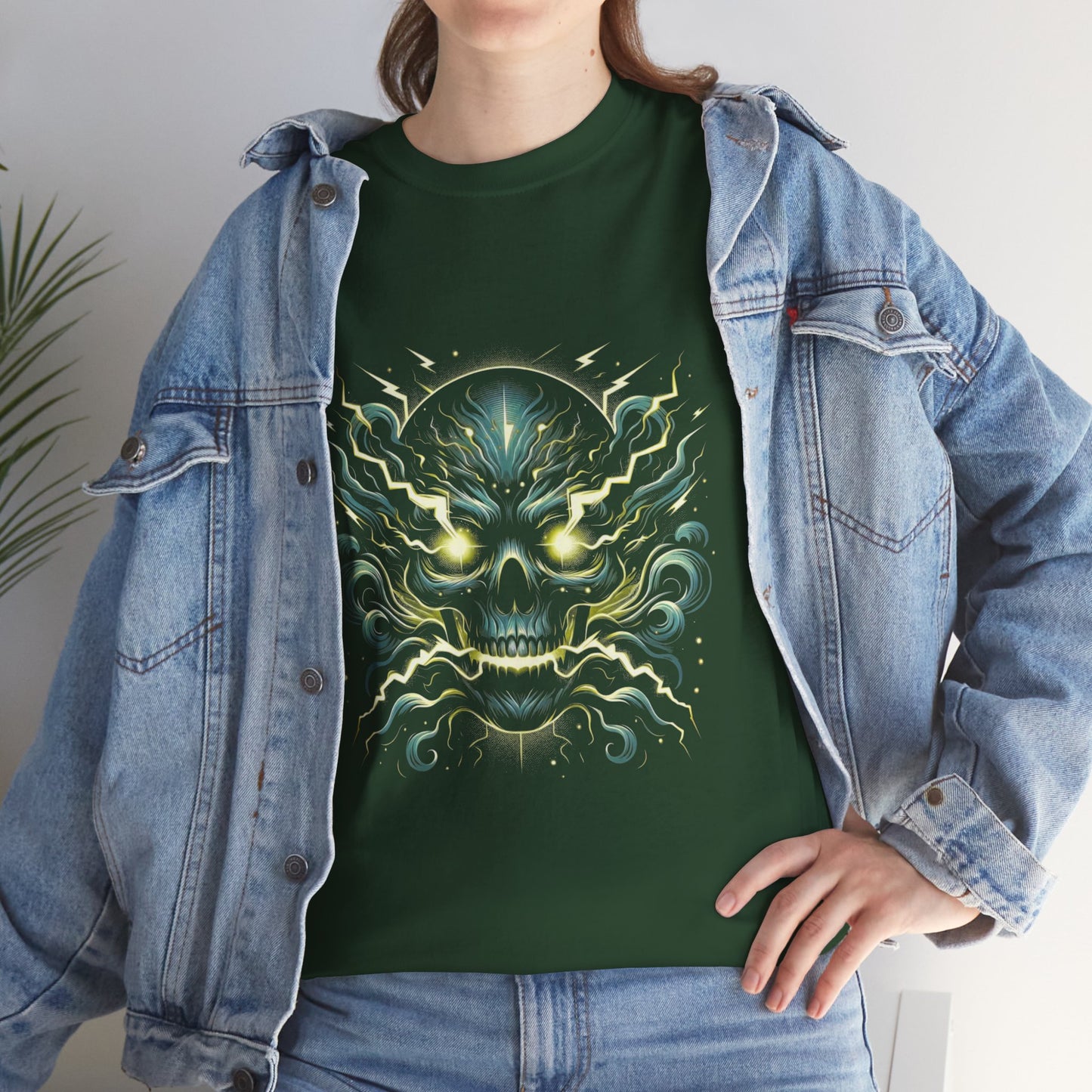 Biker style Graphic Skull Tee