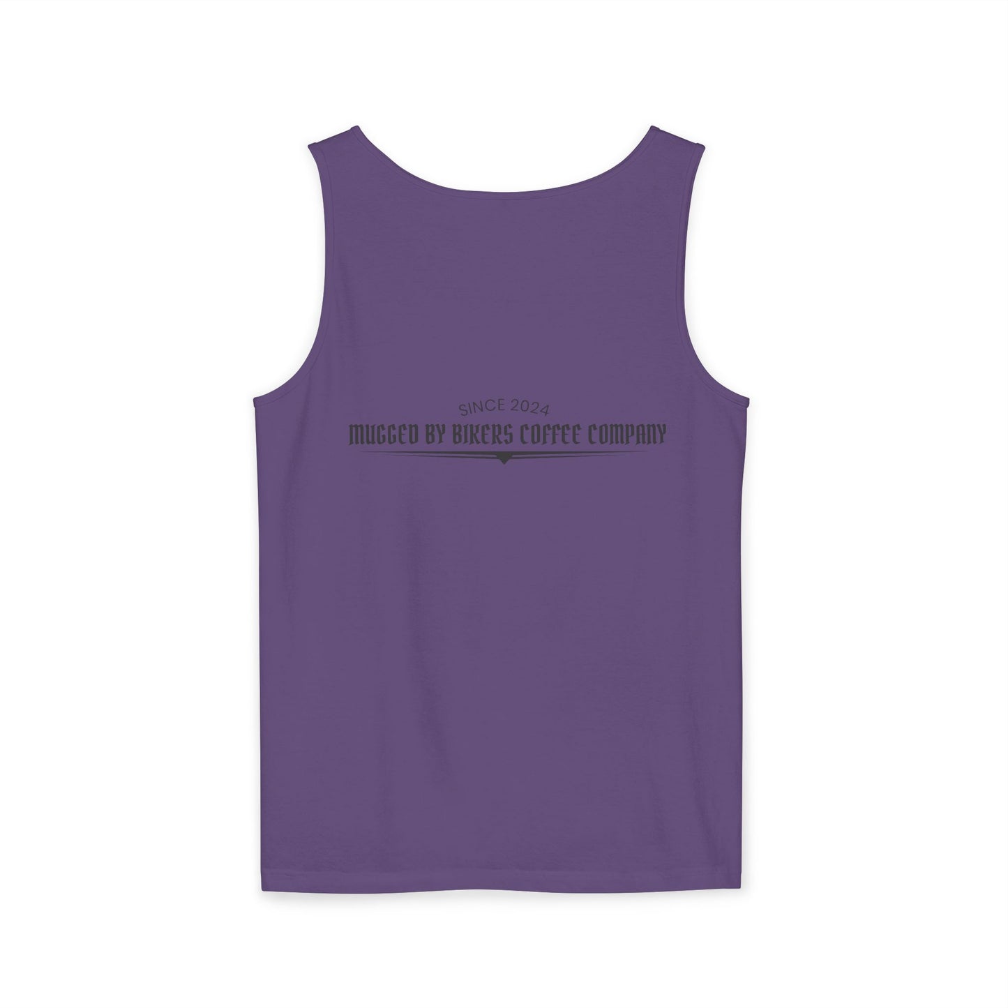 Vibrant Motorcycle Art Tank Top, Unisex Summer Tee, Biker Gift, Vintage Style Clothing, Casual Throwback Fashion, Perfect for Rides
