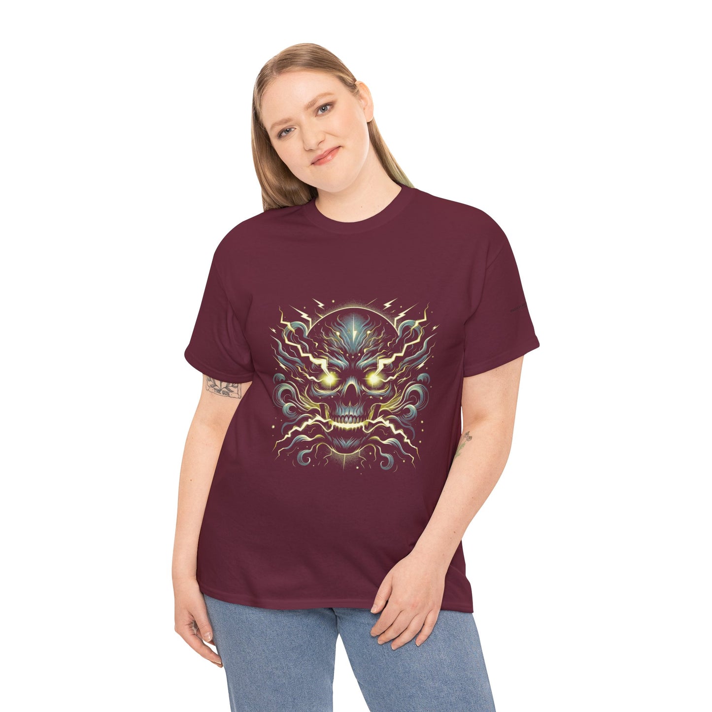 Biker style Graphic Skull Tee