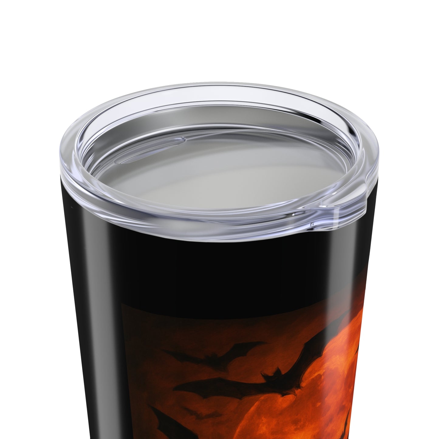 Travel Mug 20oz - Bats in the Night Sky- Full Moon Halloween Mug