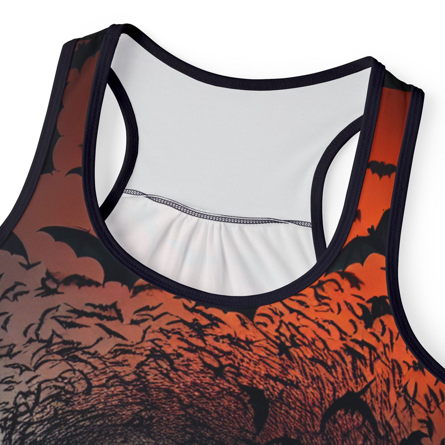 Tank Top - Swirling Bats in Moonlight- Women's Sleeveless Shirt