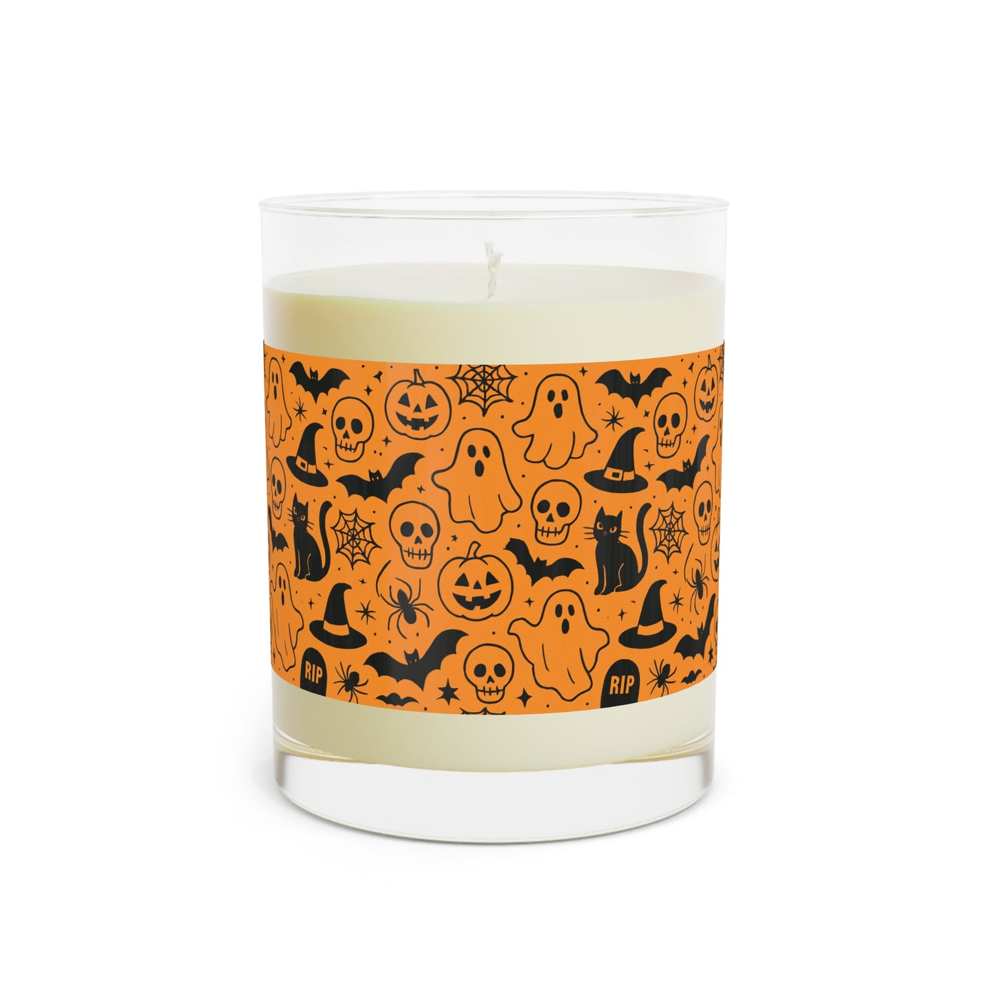 Halloween Scented Candle - Spooky Ghosts & Pumpkins, Perfect for Fall Decor, Gift for Halloween Lovers, Cozy Autumn Vibe, Home Fragrance