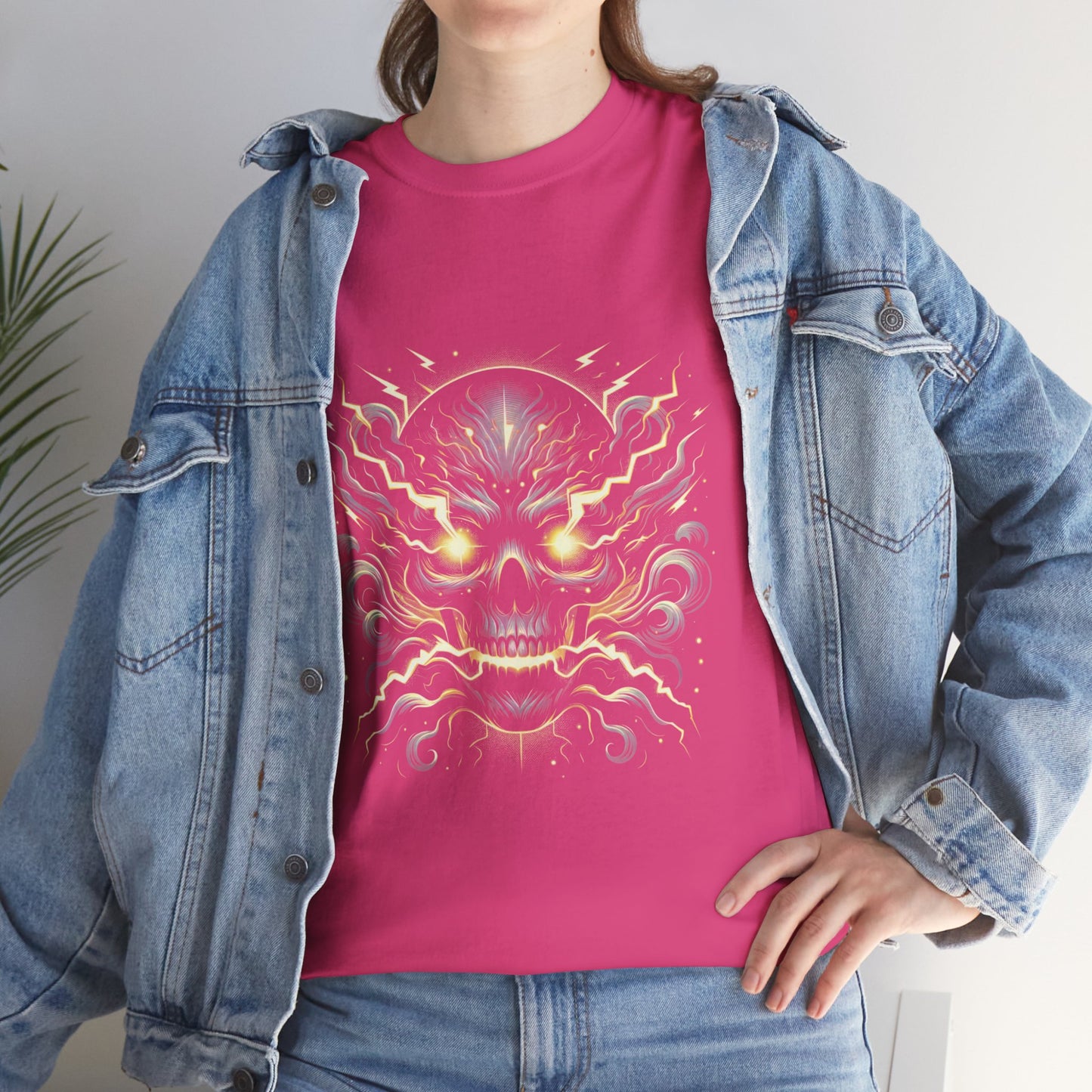 Biker style Graphic Skull Tee