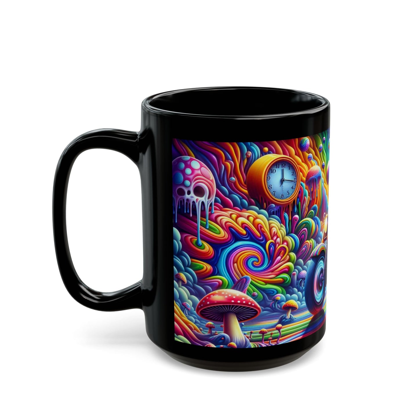 Mug - Psychedelic Motorcycle Trip-Bike Ride-15oz Cup