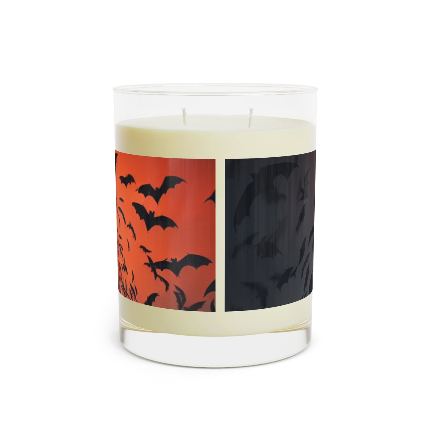 Scented Candle - Bats Swarm at Sunset, Glass 11oz