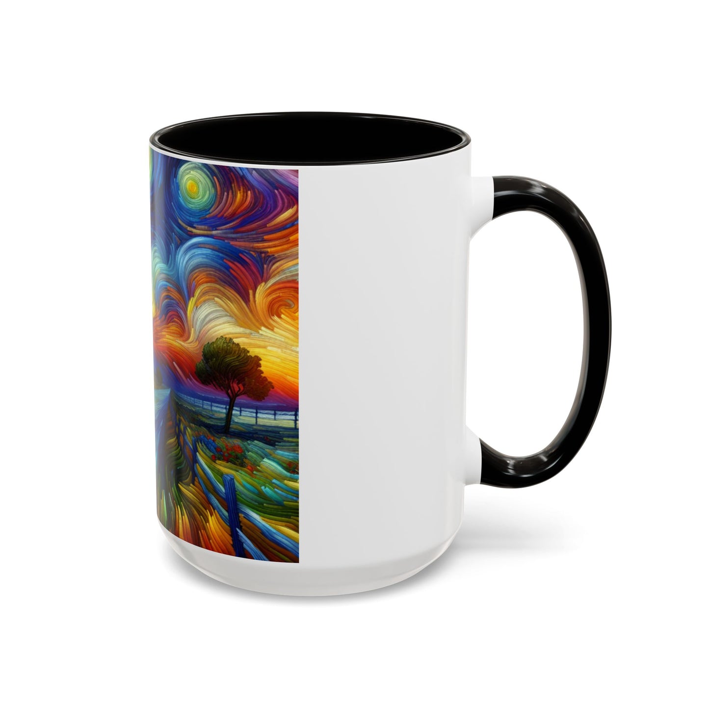Mug - Van Gogh Style- Motorcycle Ride Coffee Cup