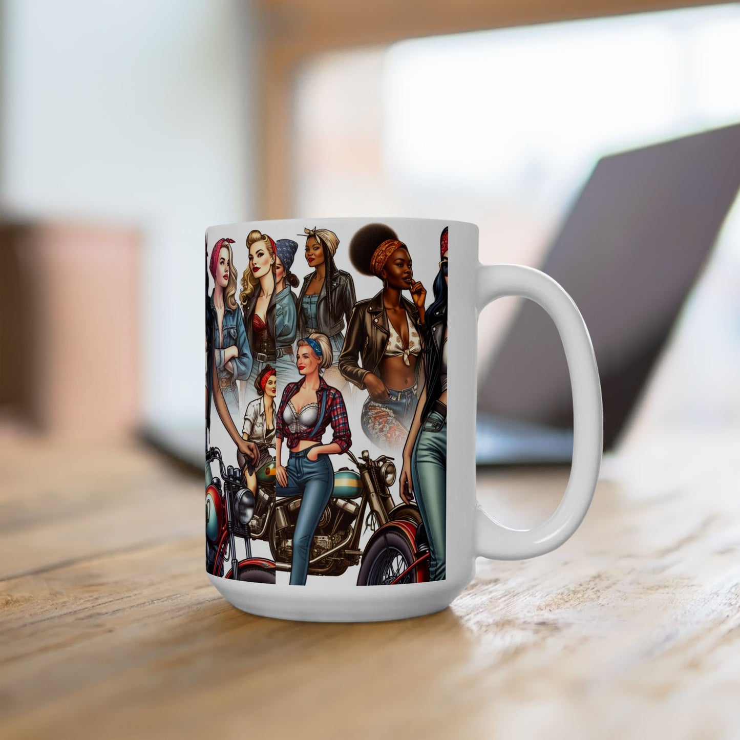Mug - Biker Collage, Women Who Ride-Coffee gift