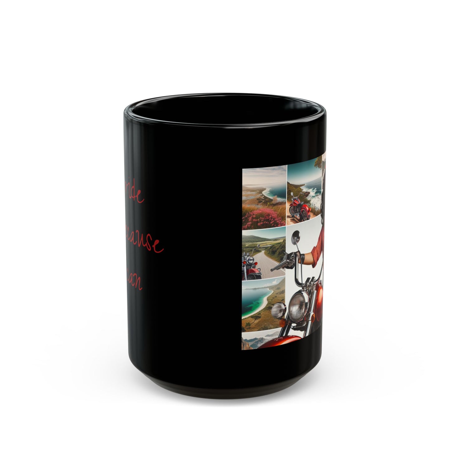 Mug-Pin Up Girl at the Beach-Road Trip -Solo Trip-Gift for Bikers