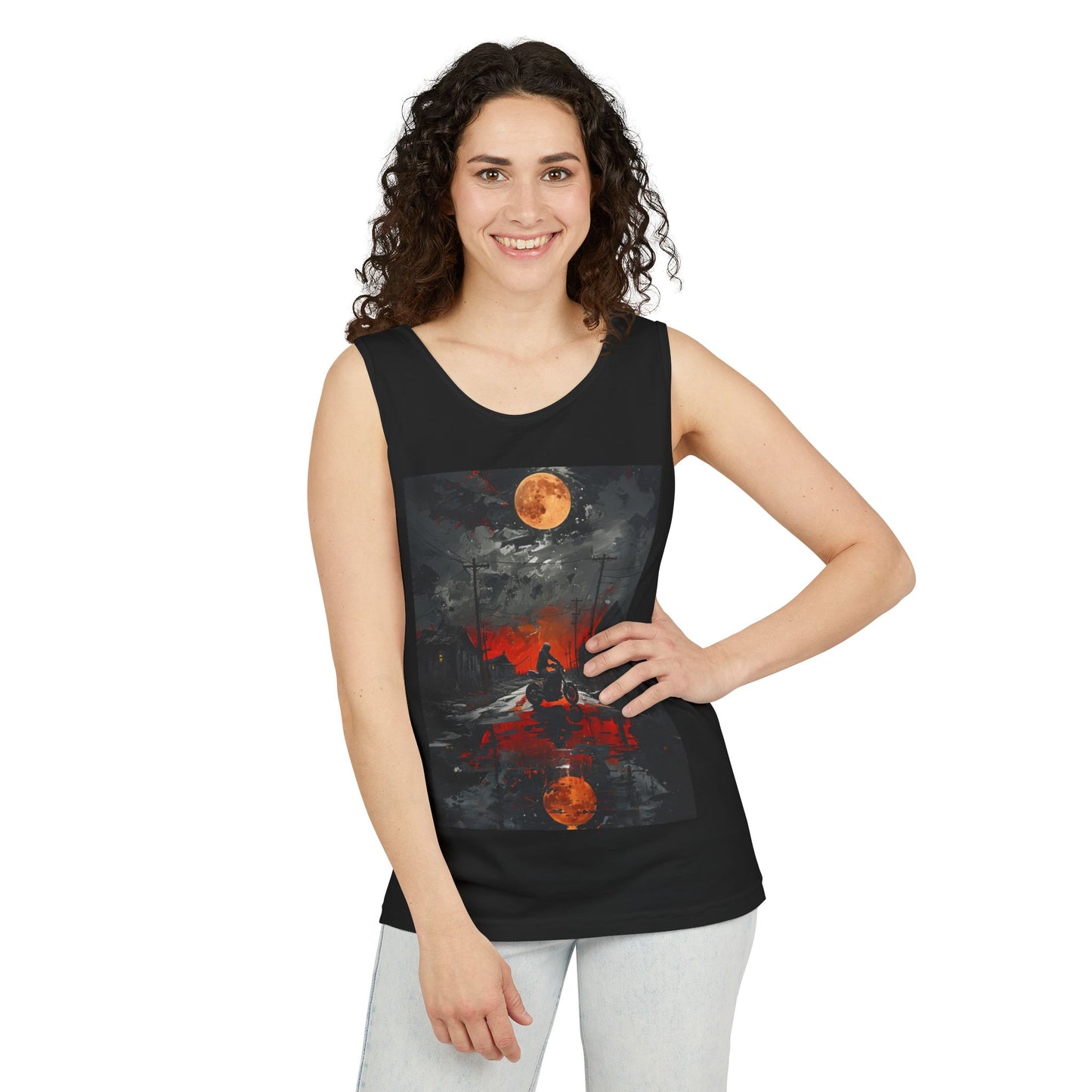 Vibrant Sunset Graphic Tank Top | Unisex Summer Apparel, Beach Wear, Casual Top, Outdoor Activities, Gift for Nature Lovers