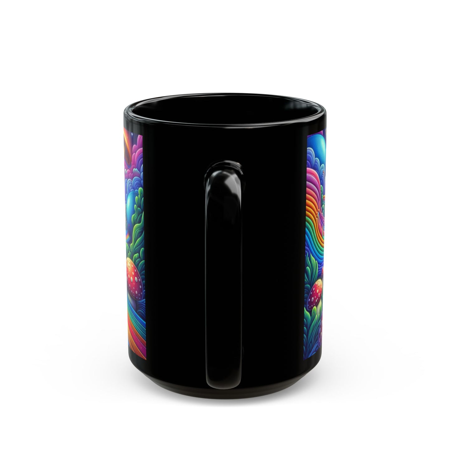 Mug - Psychedelic Motorcycle Trip-15oz Coffee Cup-Colorful Mug-Motorcycle trip
