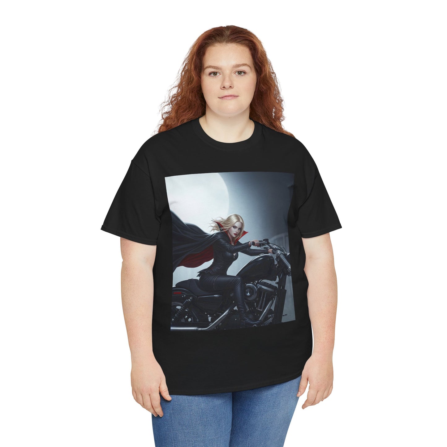 Sleek Motorcycle Graphic Tee, Unisex Heavy Cotton Shirt, Biker Gift, Casual Streetwear, Edgy Fashion Top, Perfect for Riders
