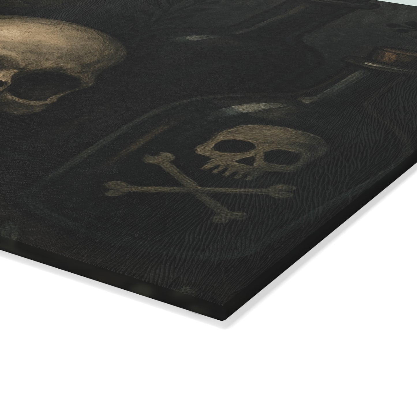 Gothic Skull Glass Cutting Board, Unique Kitchen Decor, Halloween Gift, Skull Lovers' Kitchenware, Dark Aesthetic Cooking Tool, Spooky [...]